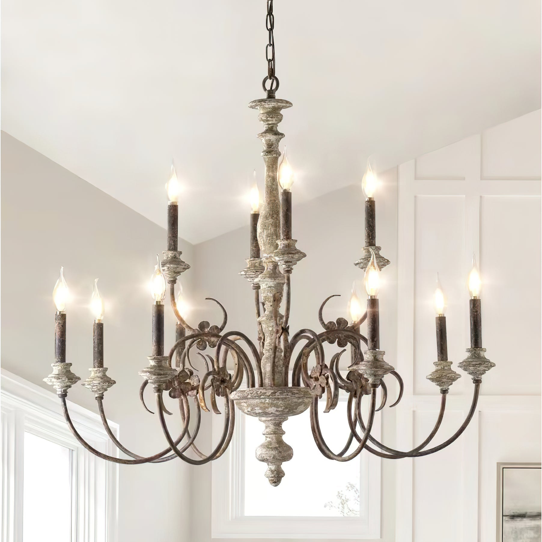 Waegnuvyn Traditional Candle Chandelier - Letslighting