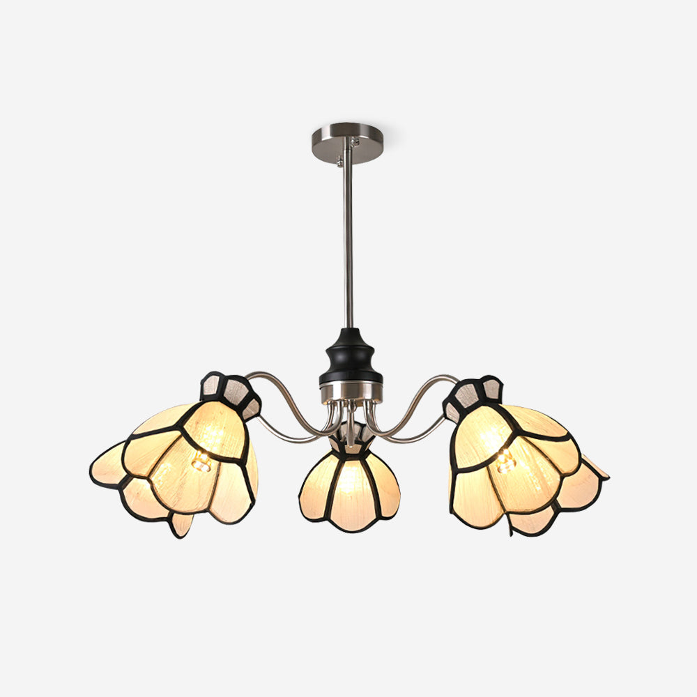 Alessio Chandelier Floral Vintage Glow - Letslighting