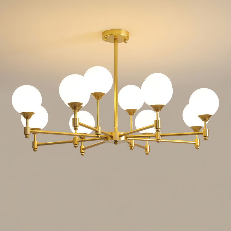 Solara Elegant Glass Chandelier - Letslighting