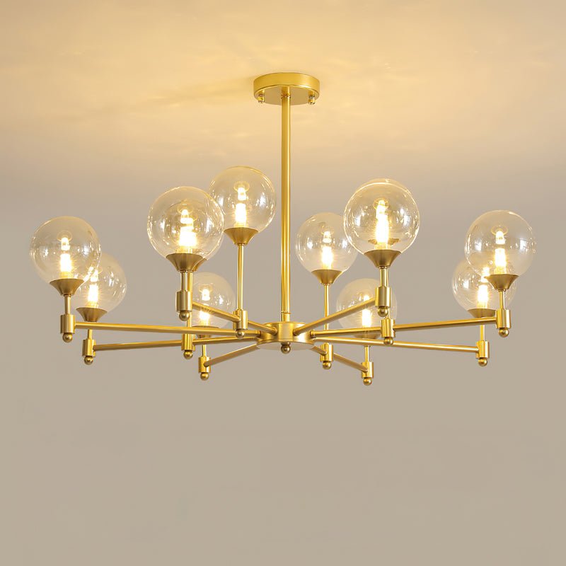 Solara Elegant Glass Chandelier - Letslighting