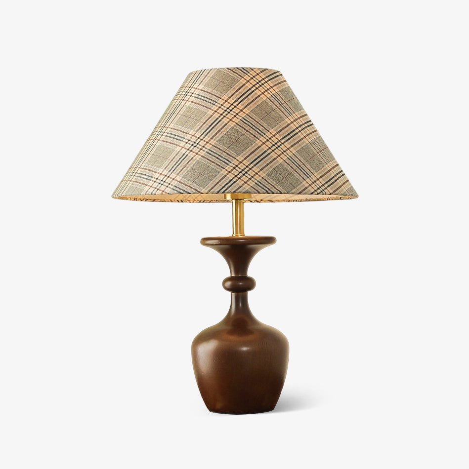 Alina Wood & Fabric Classic Table Lamp - Letslighting
