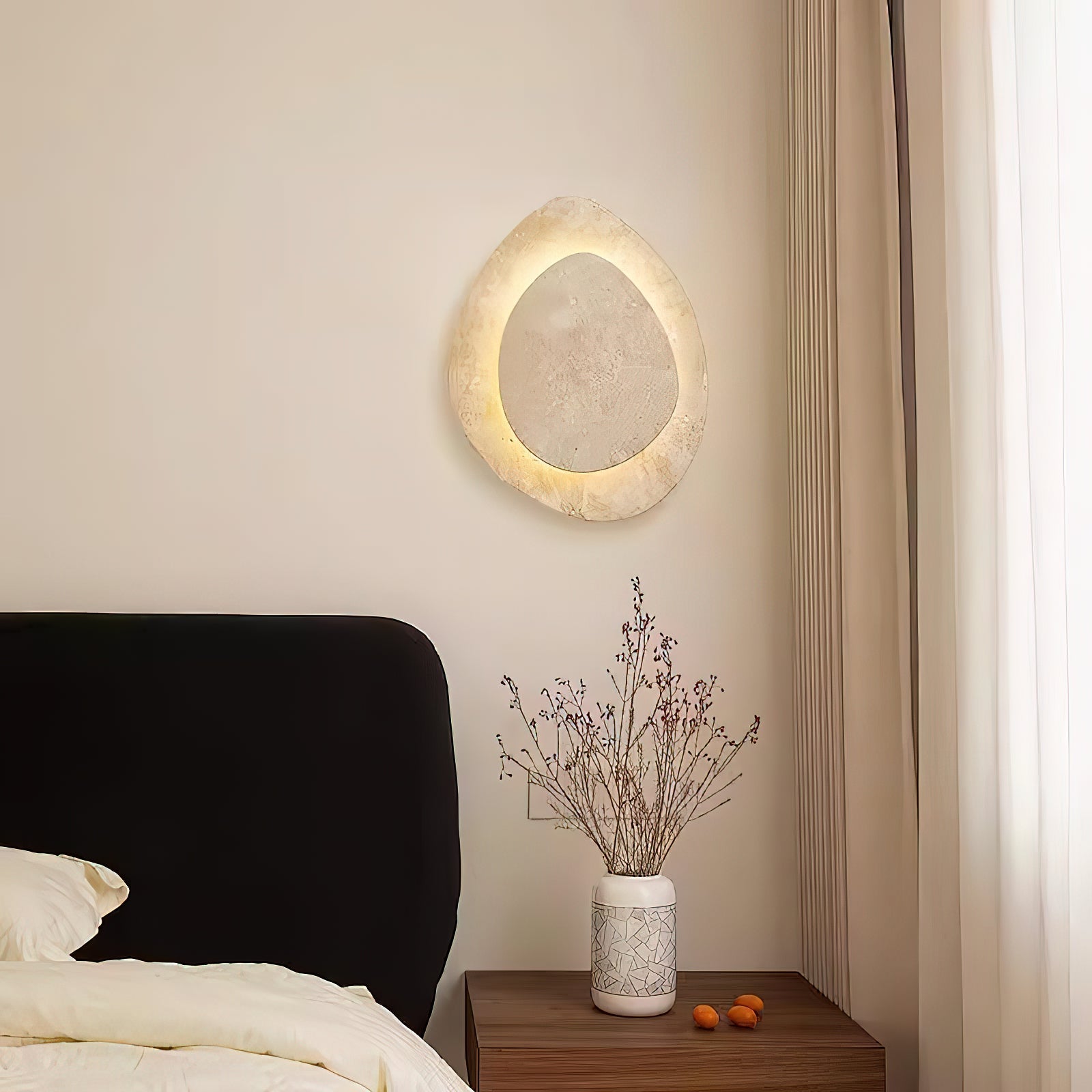 Ritta Individual Creativity Travertine Wall Lamp - Letslighting