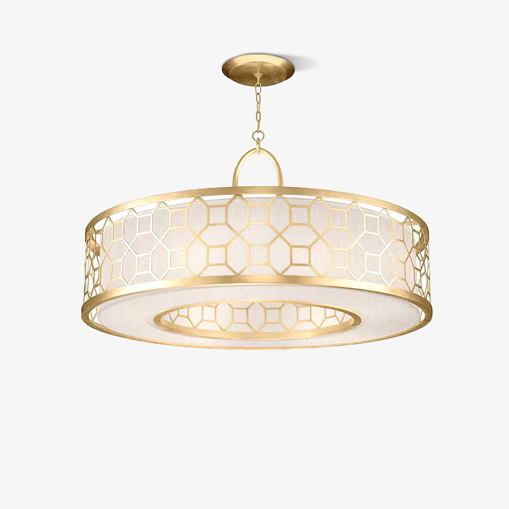 Arshaor Premium Elegance Round Copper Glass Pendant light - Letslighting