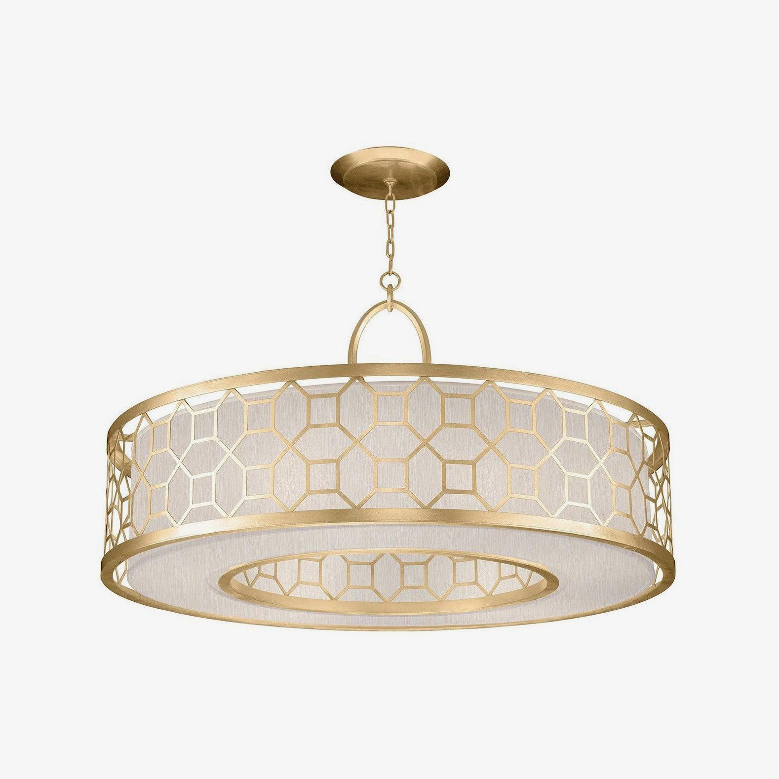 Arshaor Premium Elegance Round Copper Glass Pendant light - Letslighting