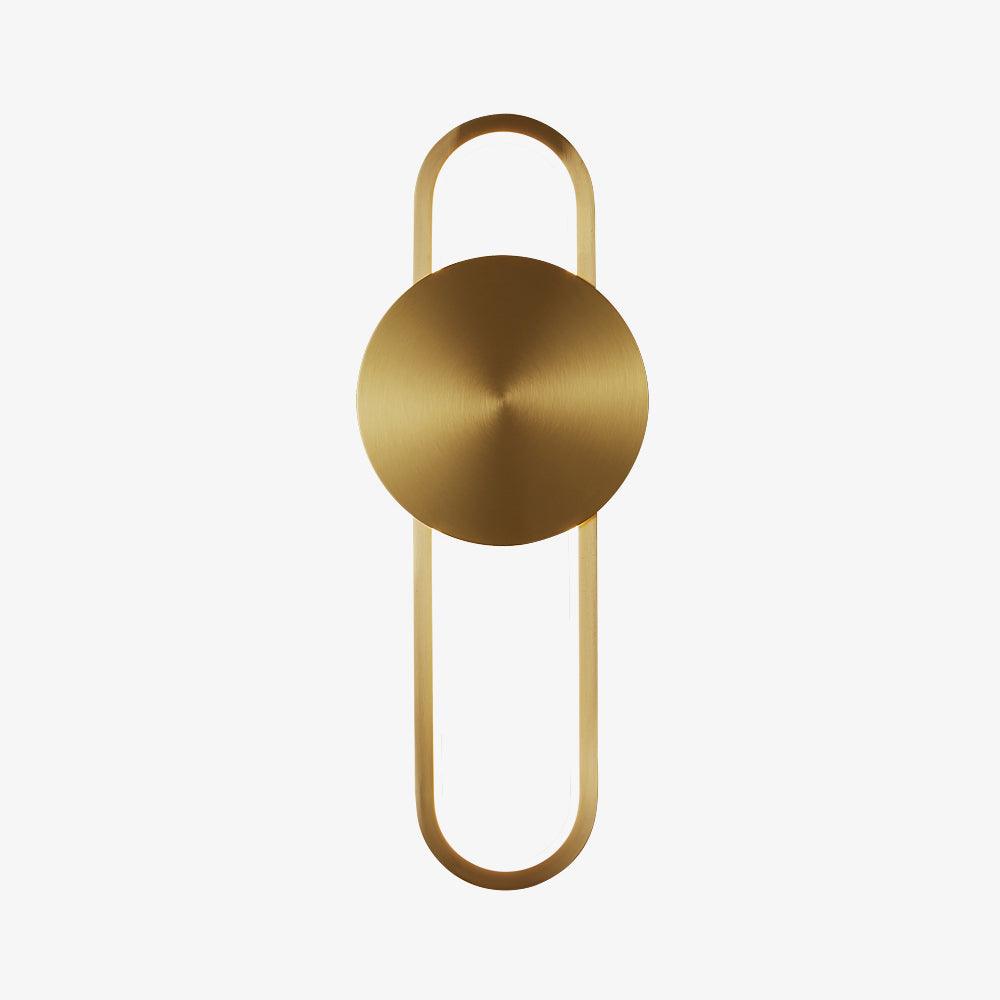 Fable Modern Minimalist Brass Wall Lamp - Letslighting