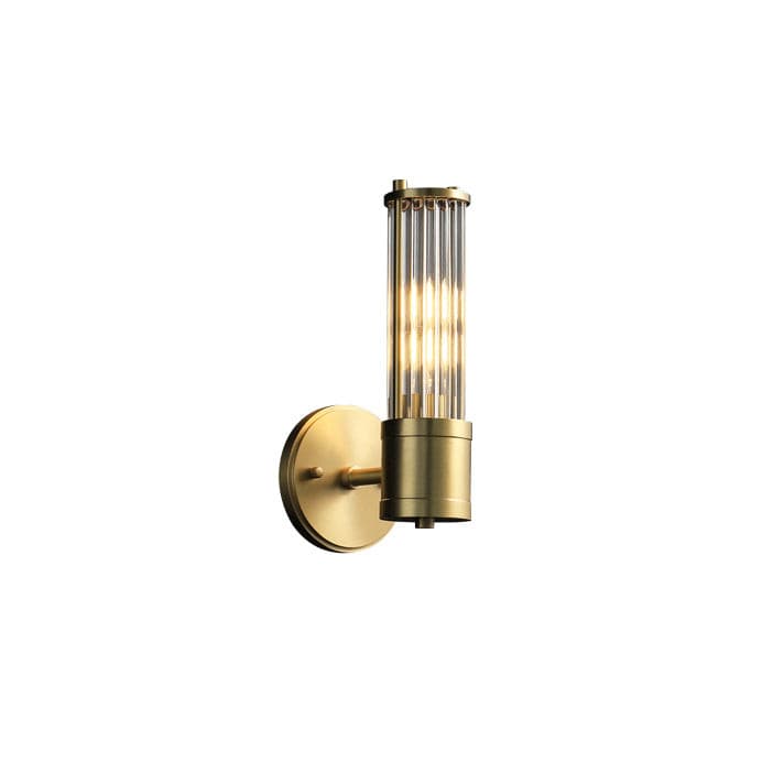Allen Wall Lamp Glass Rods Modern Brass - Letslighting