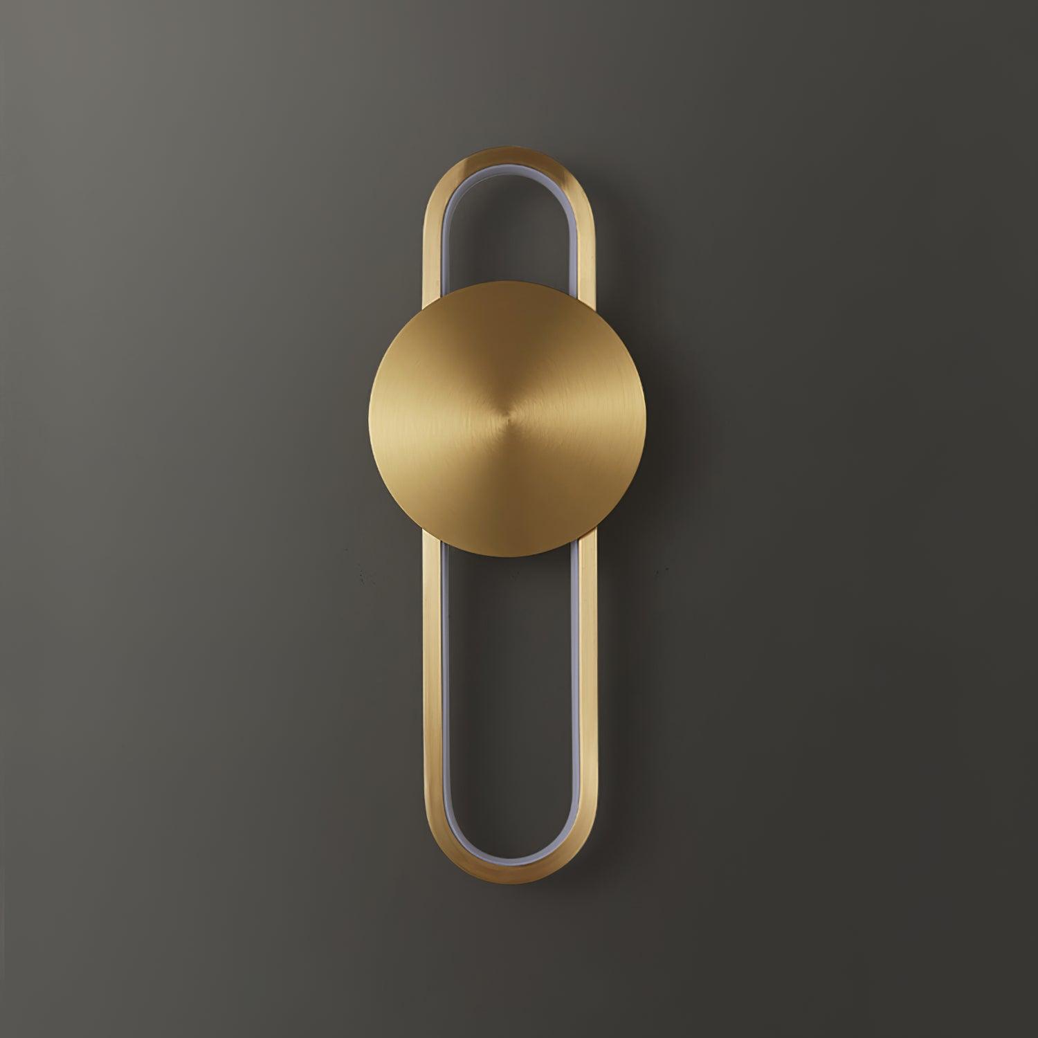 Fable Modern Minimalist Brass Wall Lamp - Letslighting
