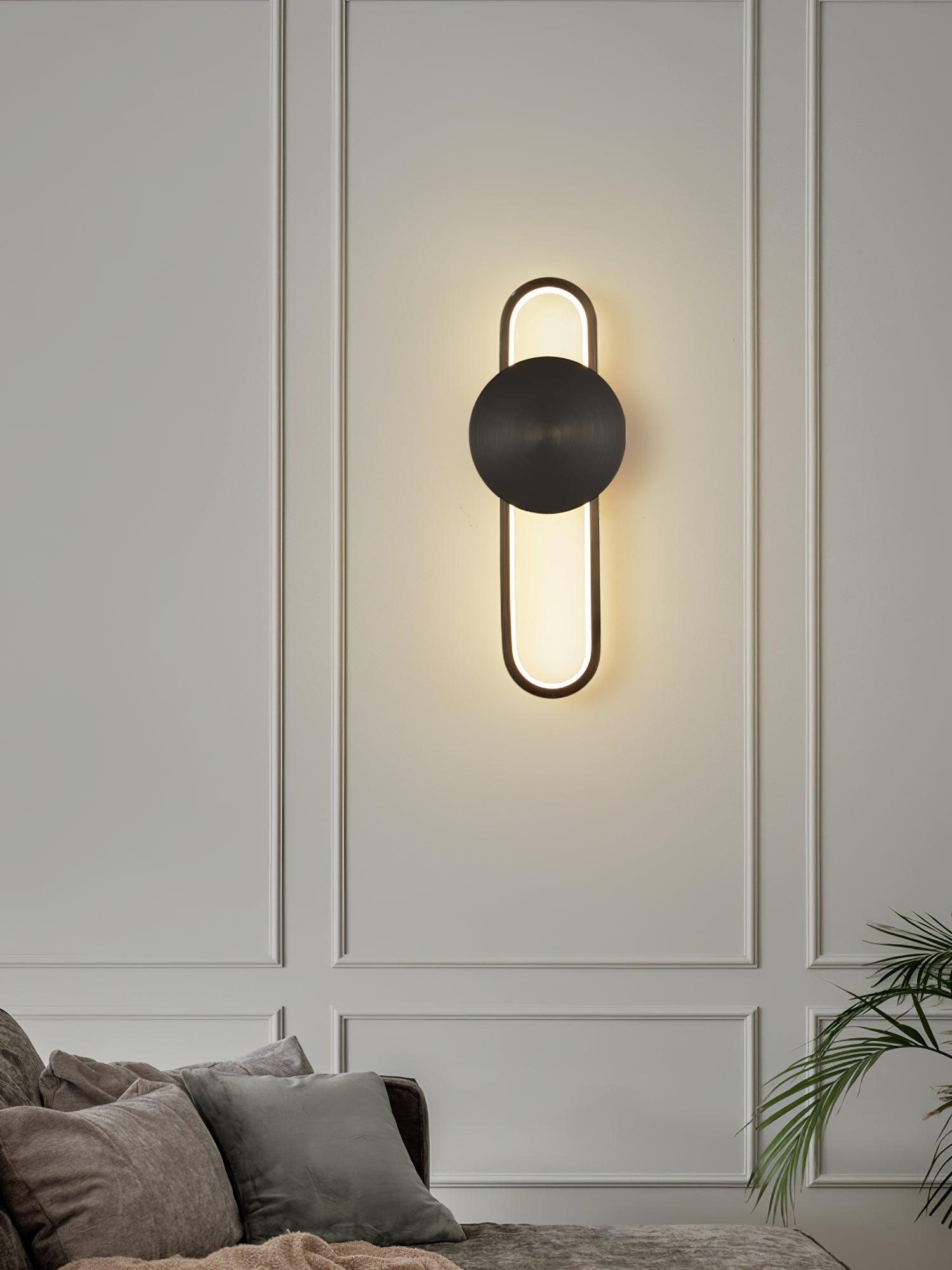 Fable Modern Minimalist Brass Wall Lamp - Letslighting