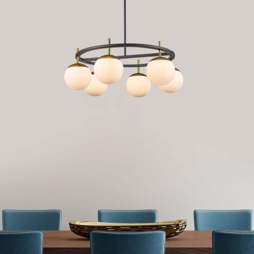 Ornuvyn Modern Minimalist Glass Chandelier - Letslighting