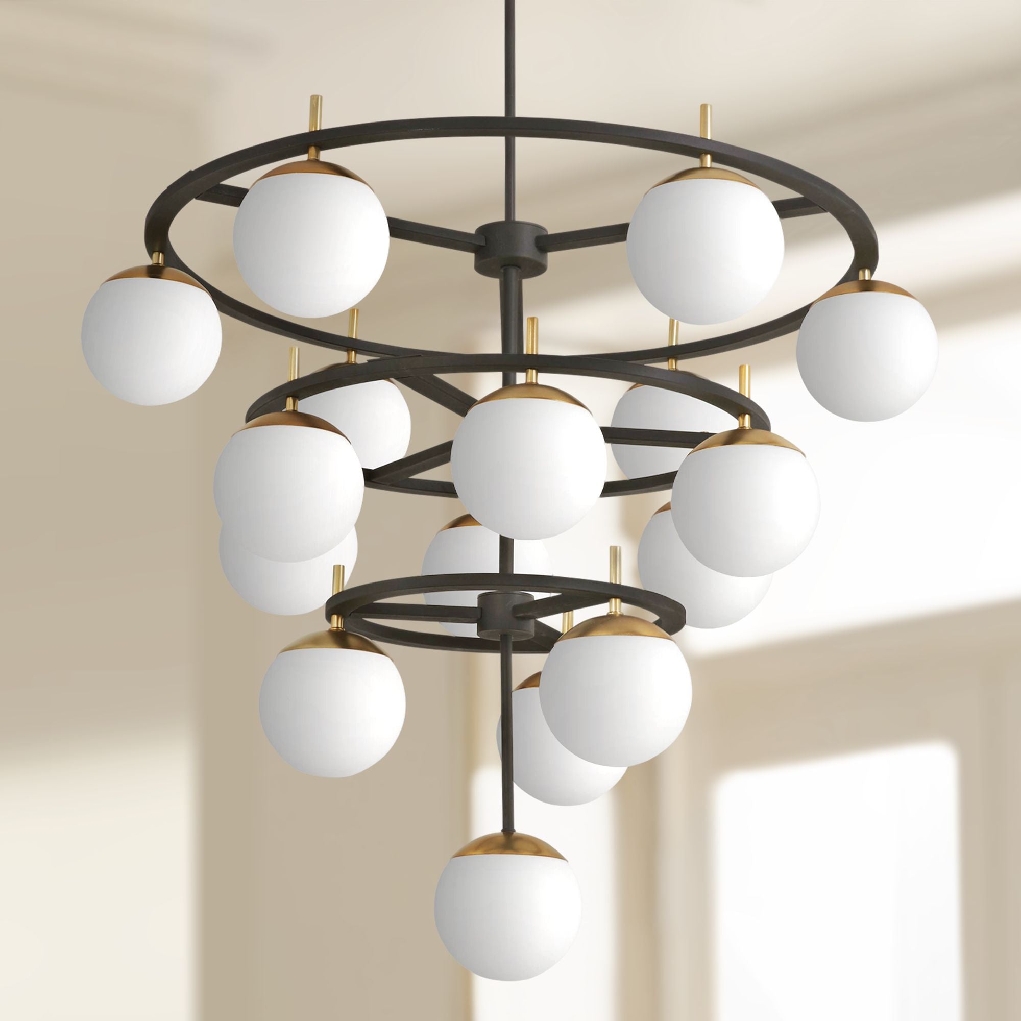 Ornuvyn Modern Minimalist Glass Chandelier - Letslighting