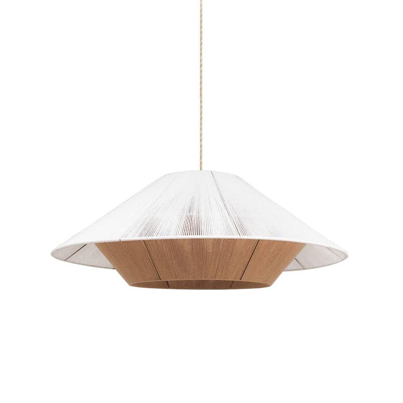 Aloha Sand Pendant Lamp Raphia Rope Minimalist Wabi Sabi - Letslighting