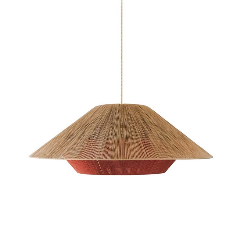 Aloha Sand Pendant Lamp Raphia Rope Minimalist Wabi Sabi - Letslighting