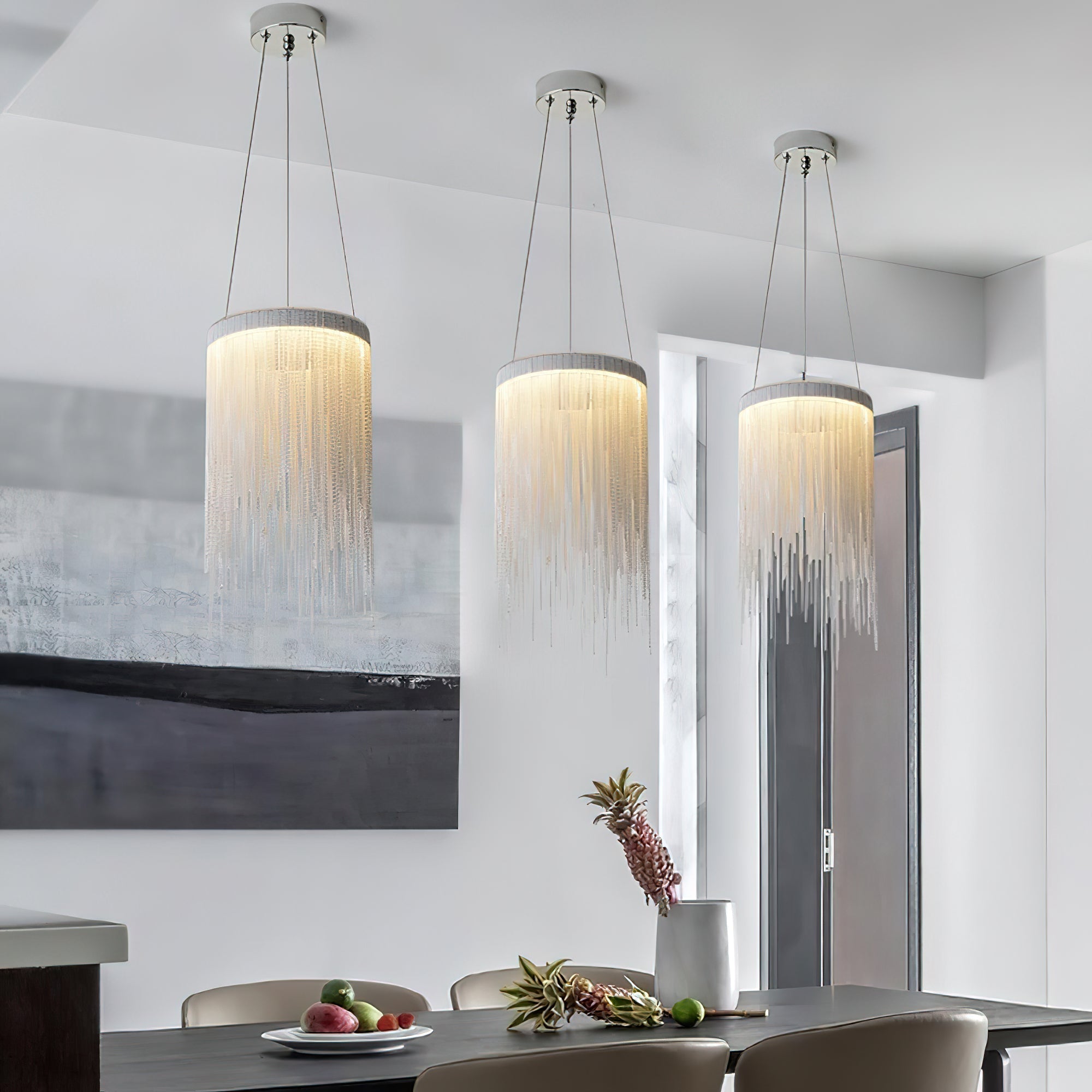 Arsoliel Postmodern Luxury Chain Tassel Pendant Light - Letslighting