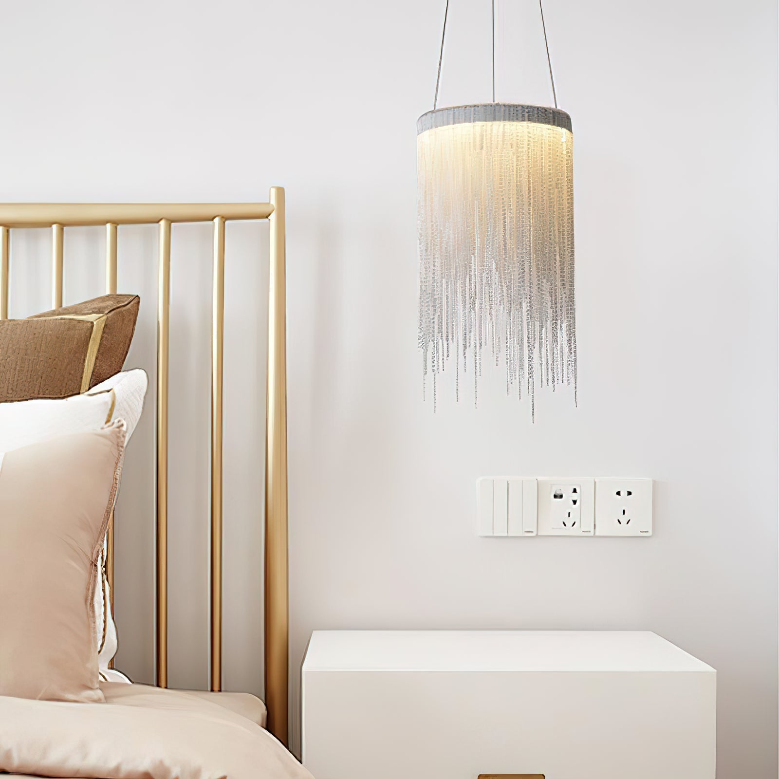 Arsoliel Postmodern Luxury Chain Tassel Pendant Light - Letslighting
