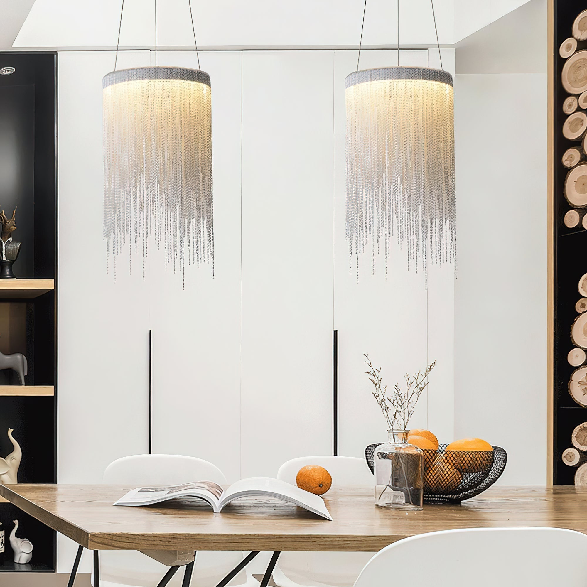 Arsoliel Postmodern Luxury Chain Tassel Pendant Light - Letslighting