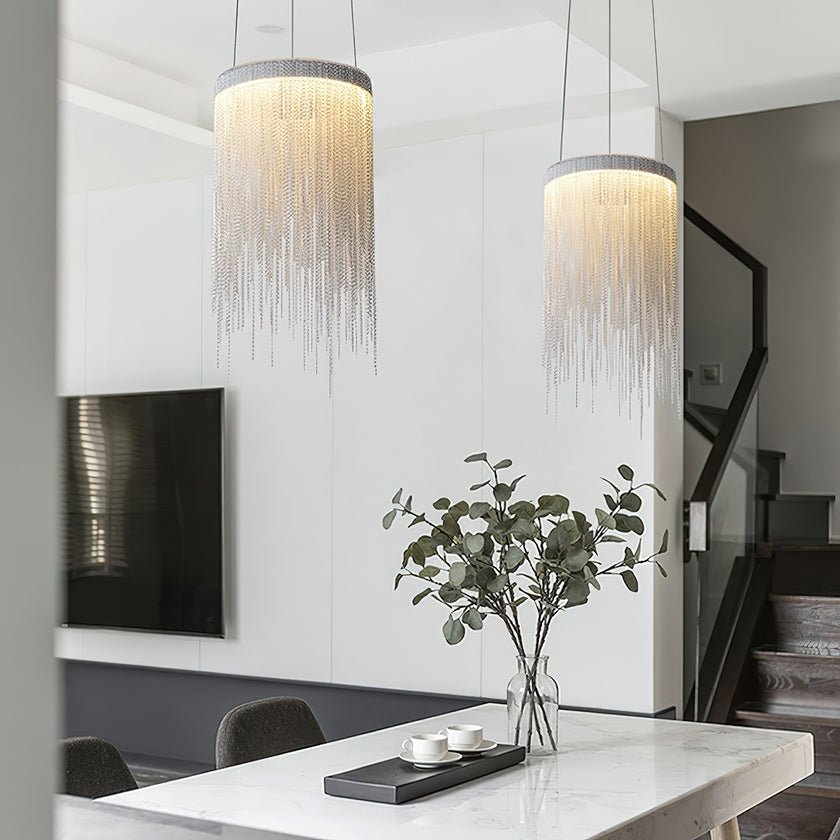 Arsoliel Postmodern Luxury Chain Tassel Pendant Light - Letslighting