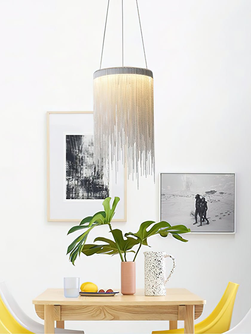 Arsoliel Postmodern Luxury Chain Tassel Pendant Light - Letslighting