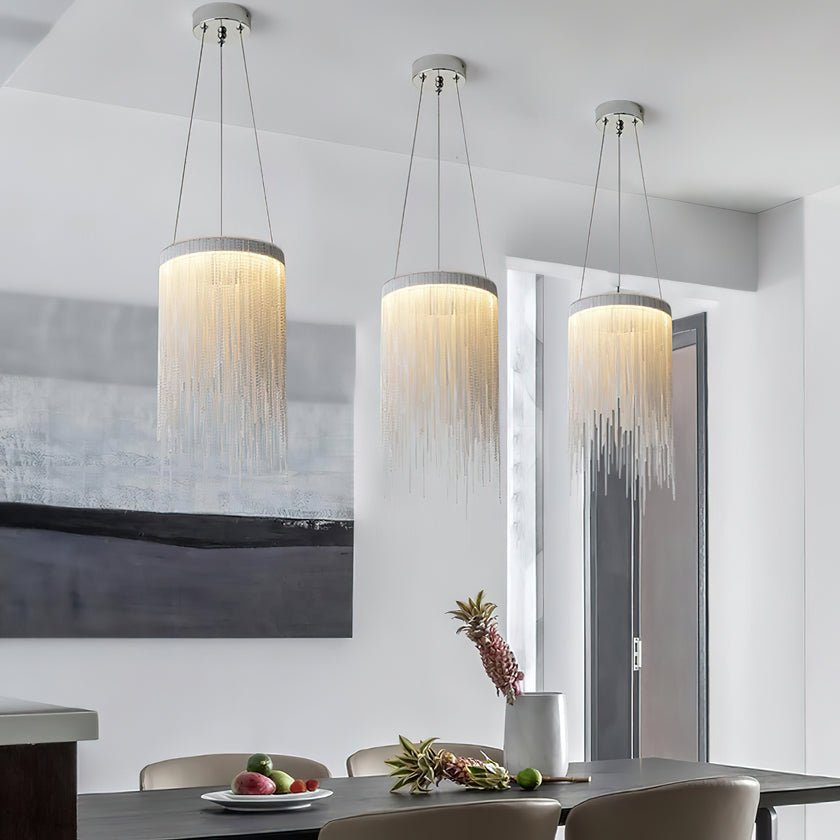 Arsoliel Postmodern Luxury Chain Tassel Pendant Light - Letslighting