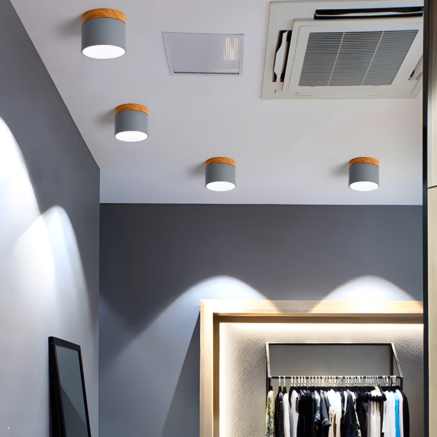 Caveleth Modern Minimalist Wooden Surface Downlight - Letslighting