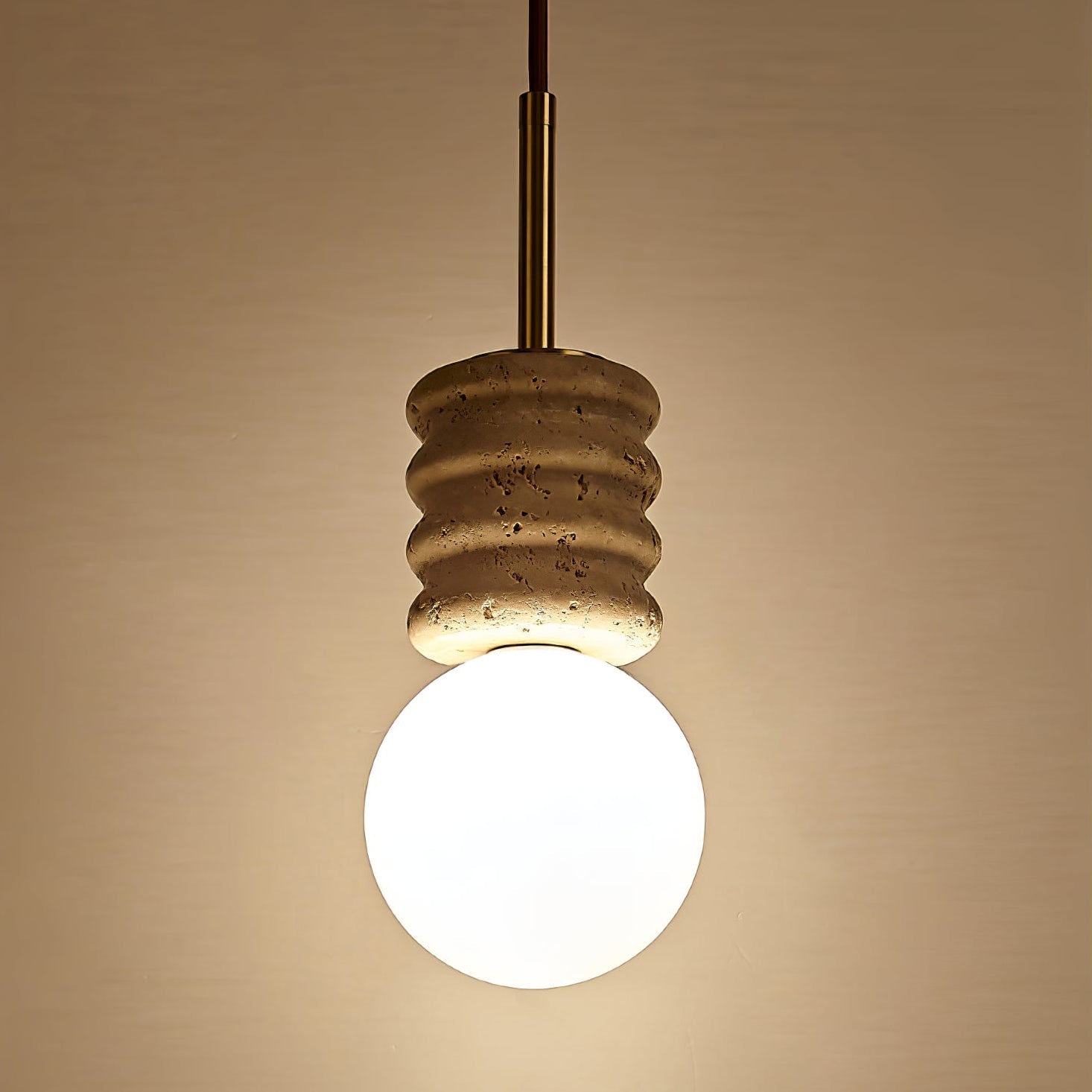 Alvia Travertine Pendant Lamp - Letslighting