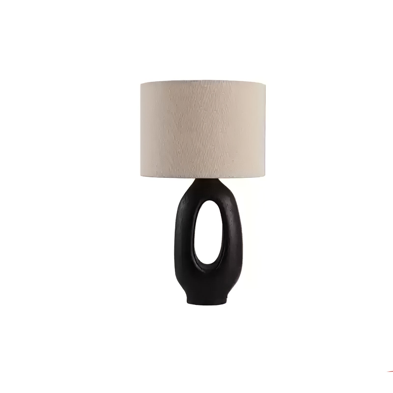 Lumestic Sculptural Resin Fabric Table Lamp - Letslighting