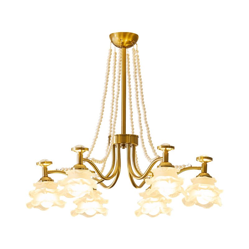 Cotalisra Premium Elegance Rose Glass Chandelier - Letslighting