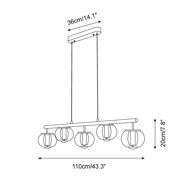 Faylen Linear Pendant Lamp