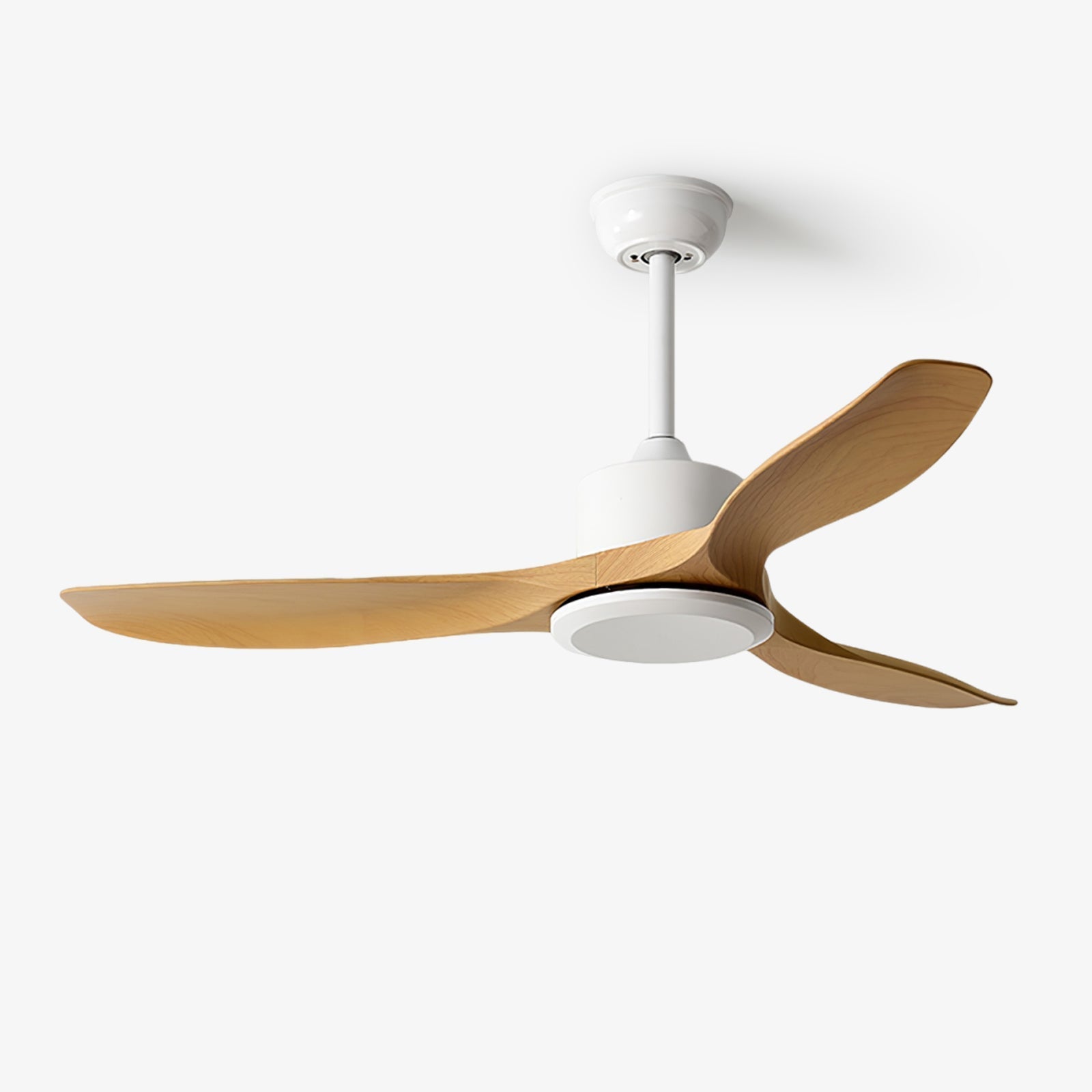 Nielse Vintage Ceiling Fan Without Light Wood Color Livingroom - Letslighting