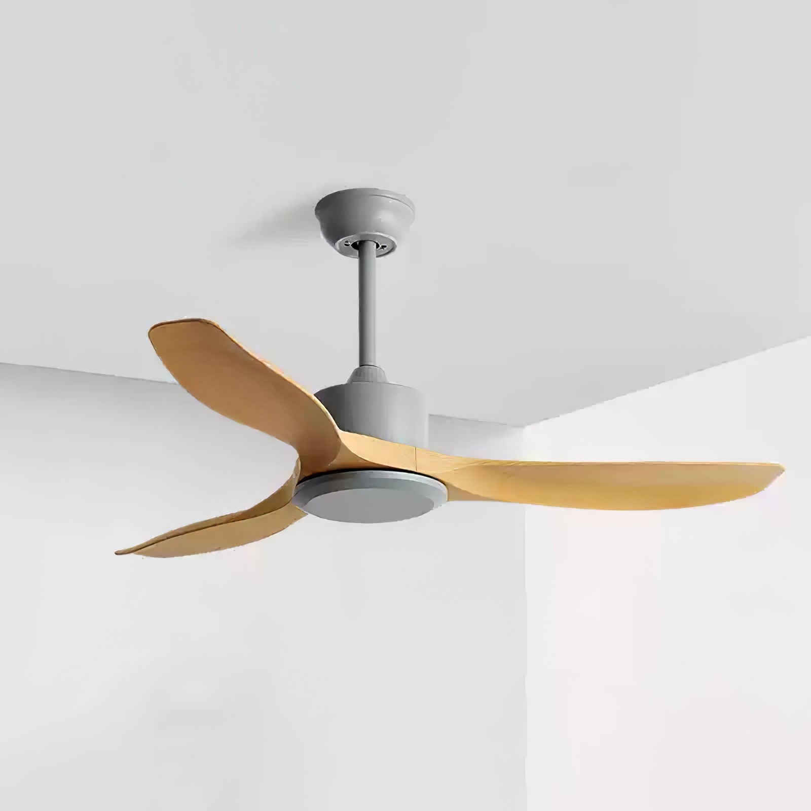 Arlo Minimalist Wood Ceiling Fan Light - Letslighting