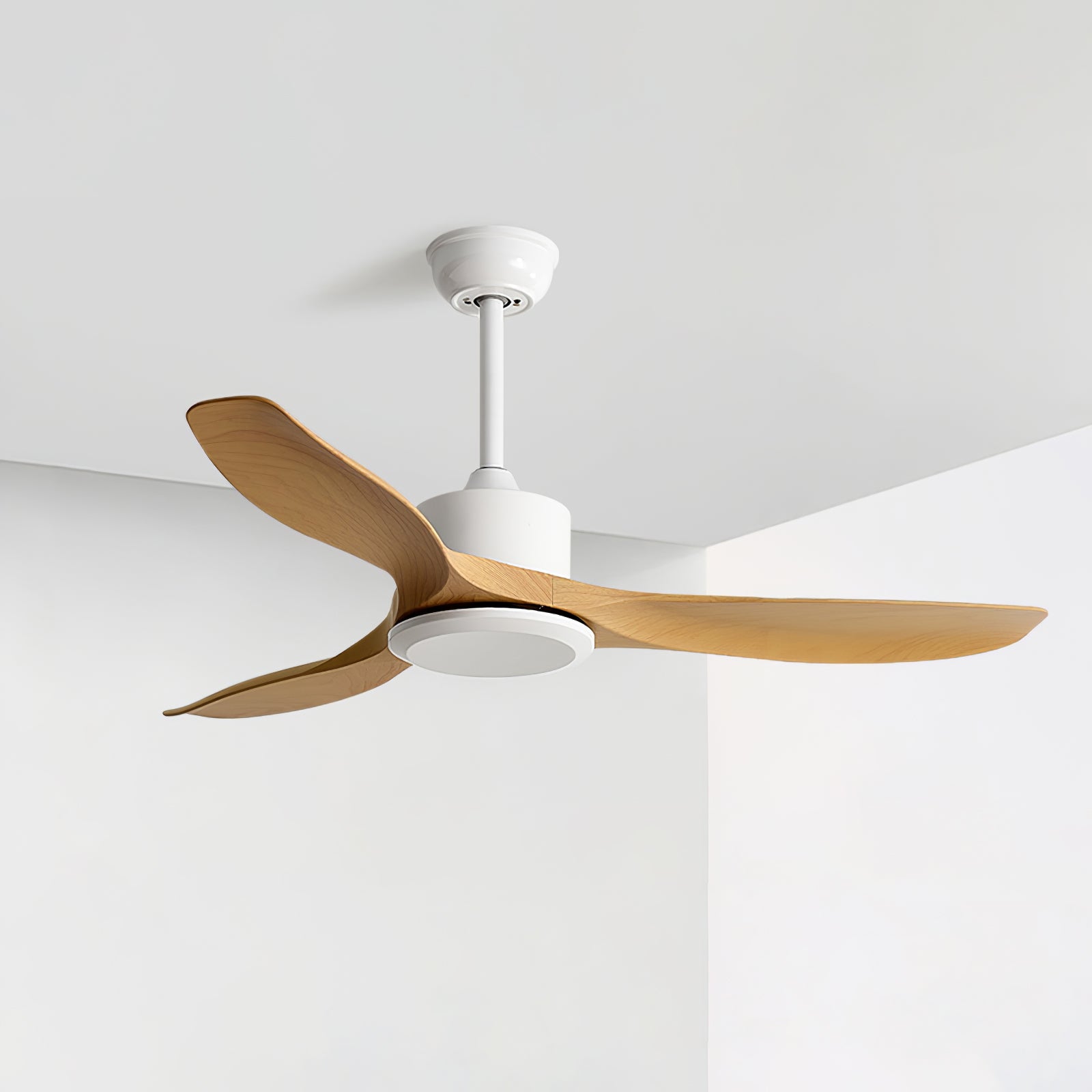 Arlo Minimalist Wood Ceiling Fan Light - Letslighting