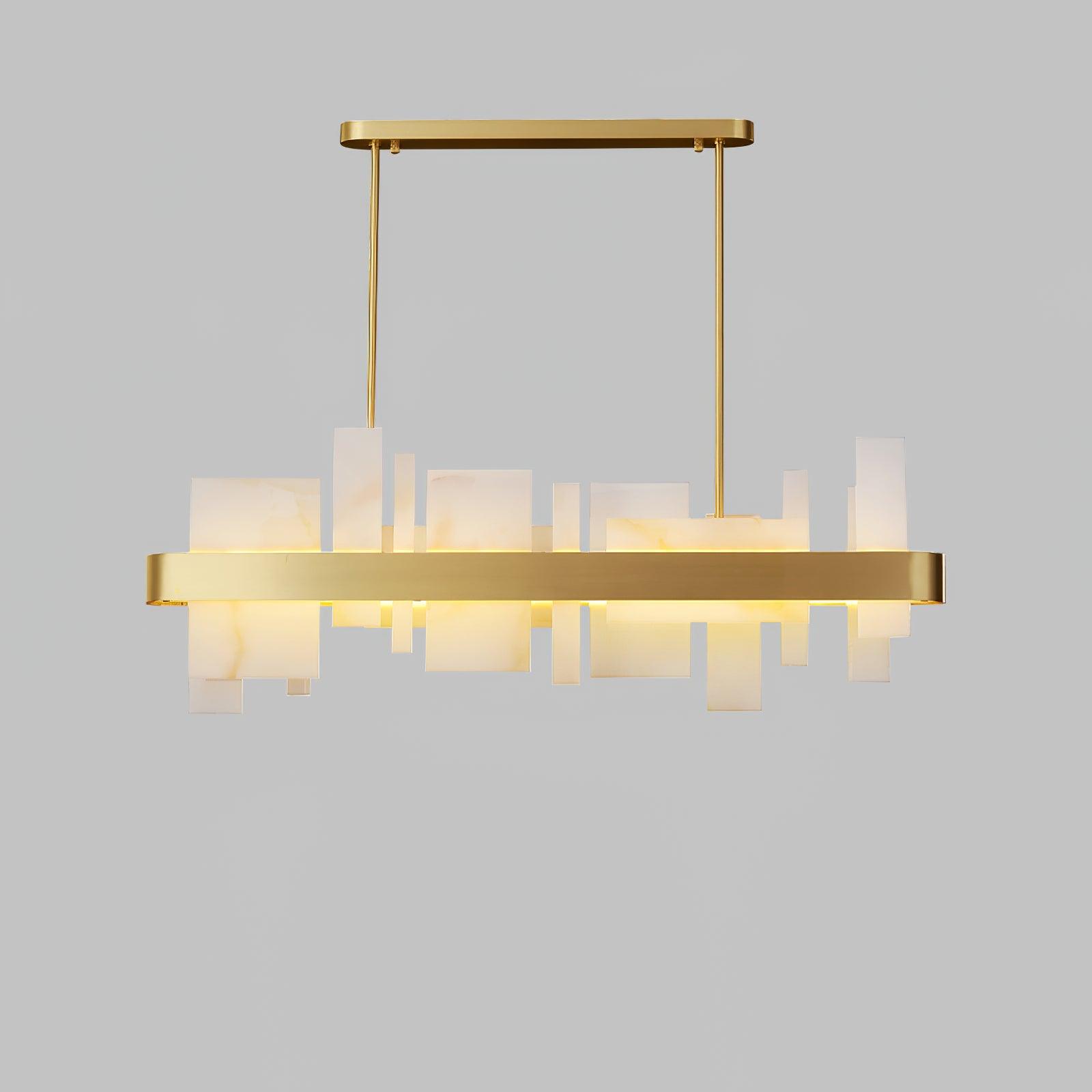 Lustra Chandelier Copper Acrylic Dining - Letslighting