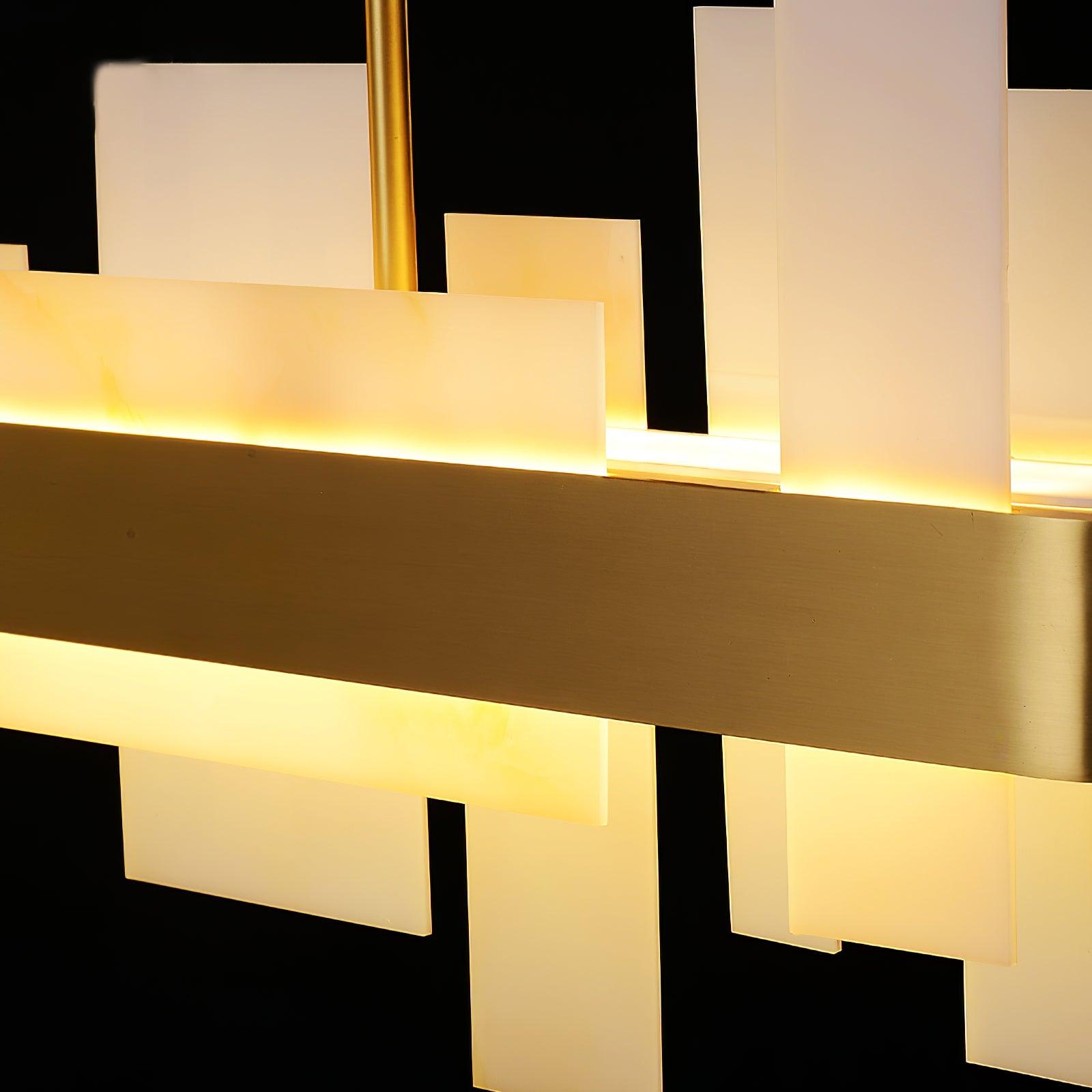 Lustra Chandelier Copper Acrylic Dining - Letslighting