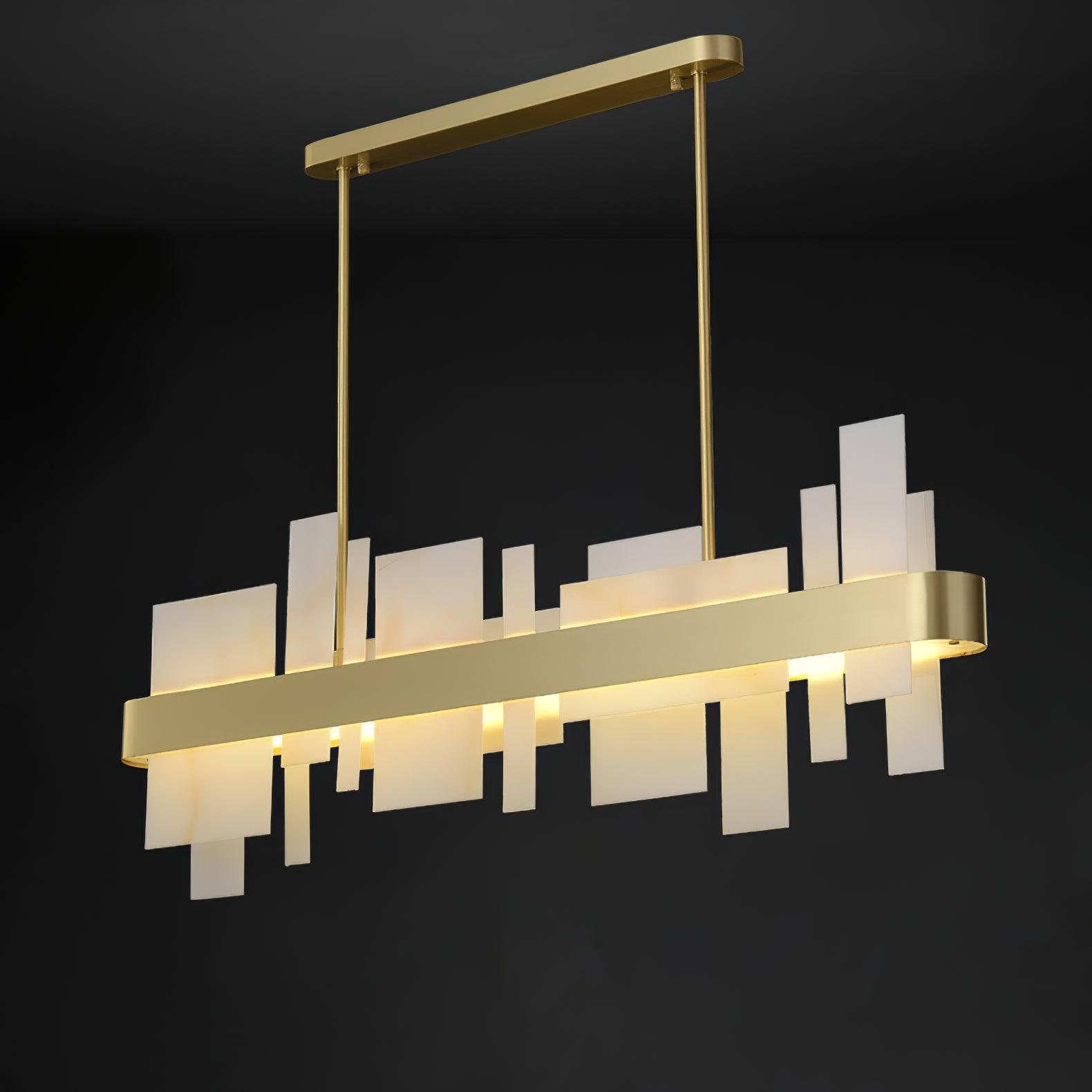 Lustra Chandelier Copper Acrylic Dining - Letslighting