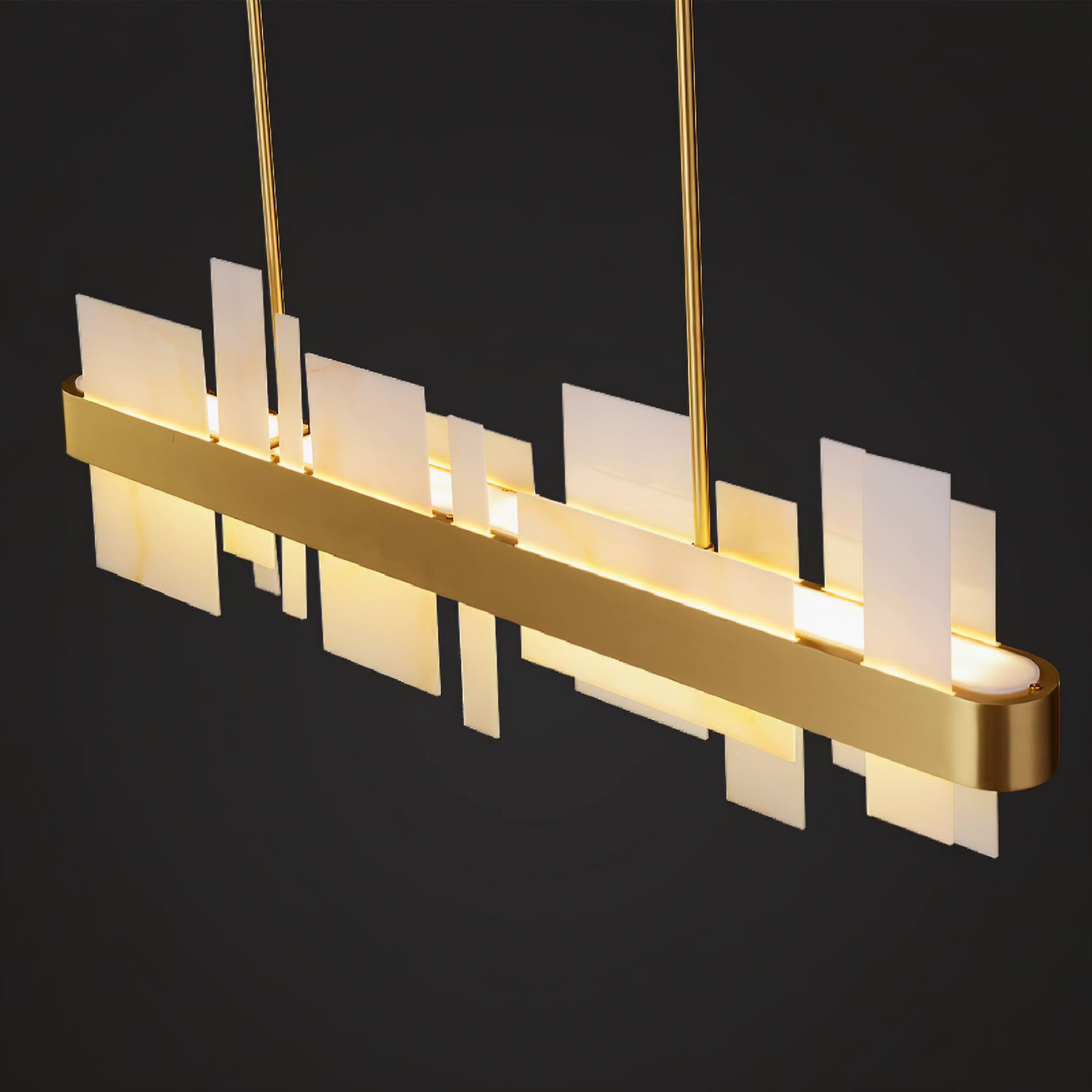 Lustra Chandelier Copper Acrylic Dining - Letslighting