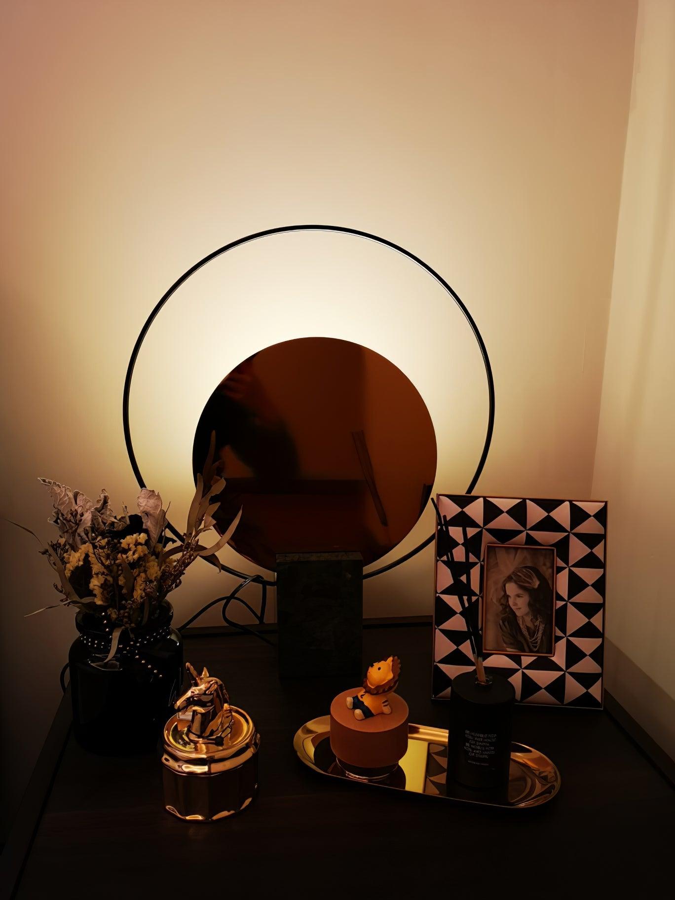 Orava Marble Geometric Table Lamp - Letslighting