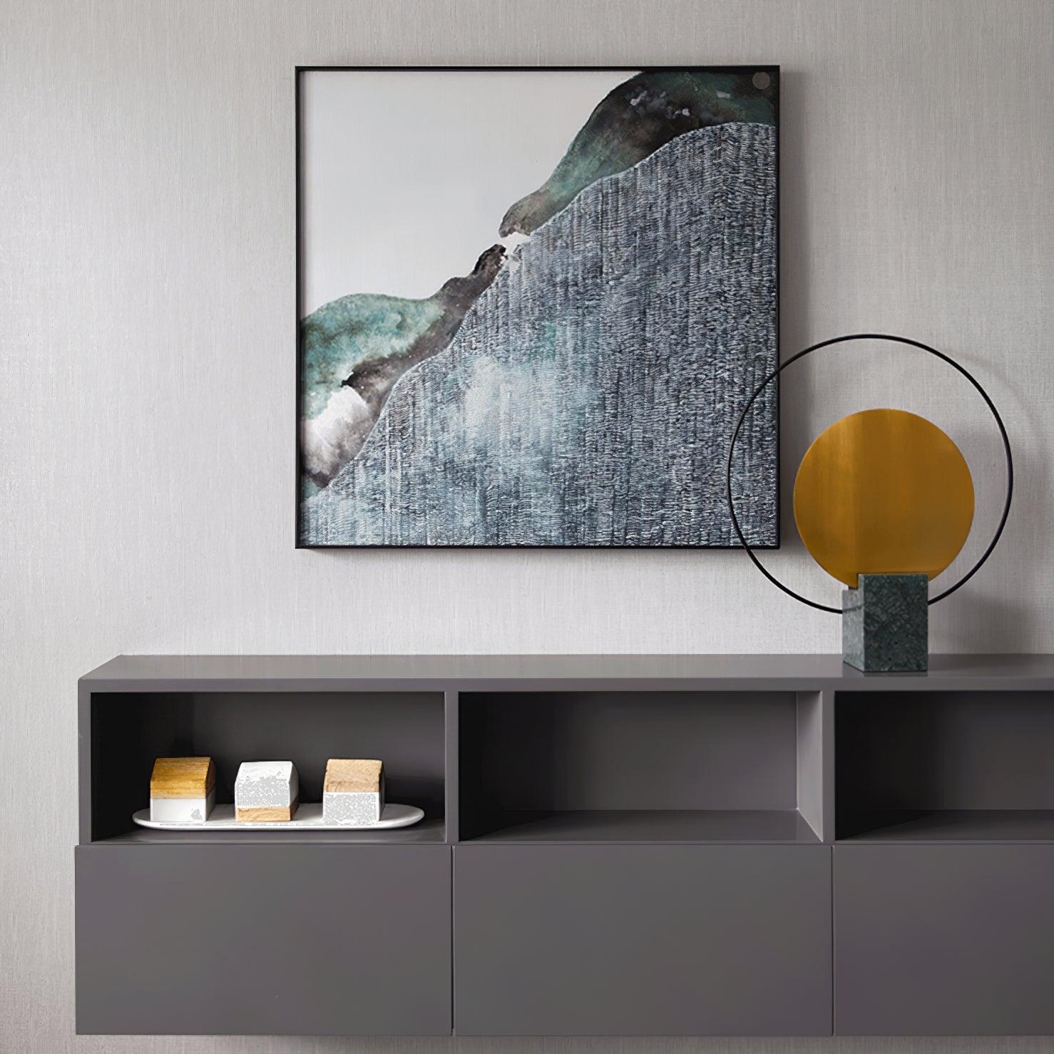 Orava Marble Geometric Table Lamp - Letslighting