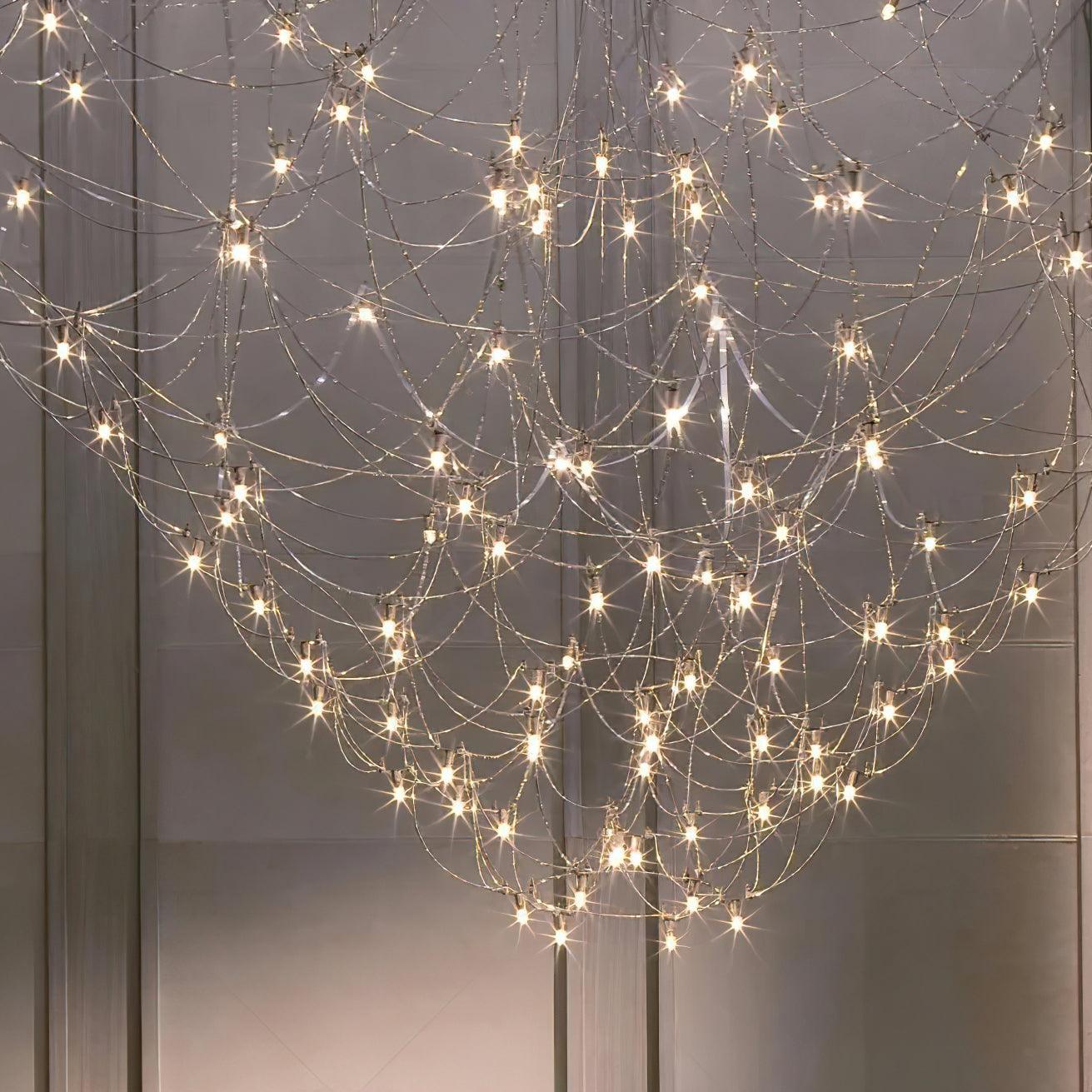 Lustra Chandelier Stainless Steel Wire Firefly - Letslighting