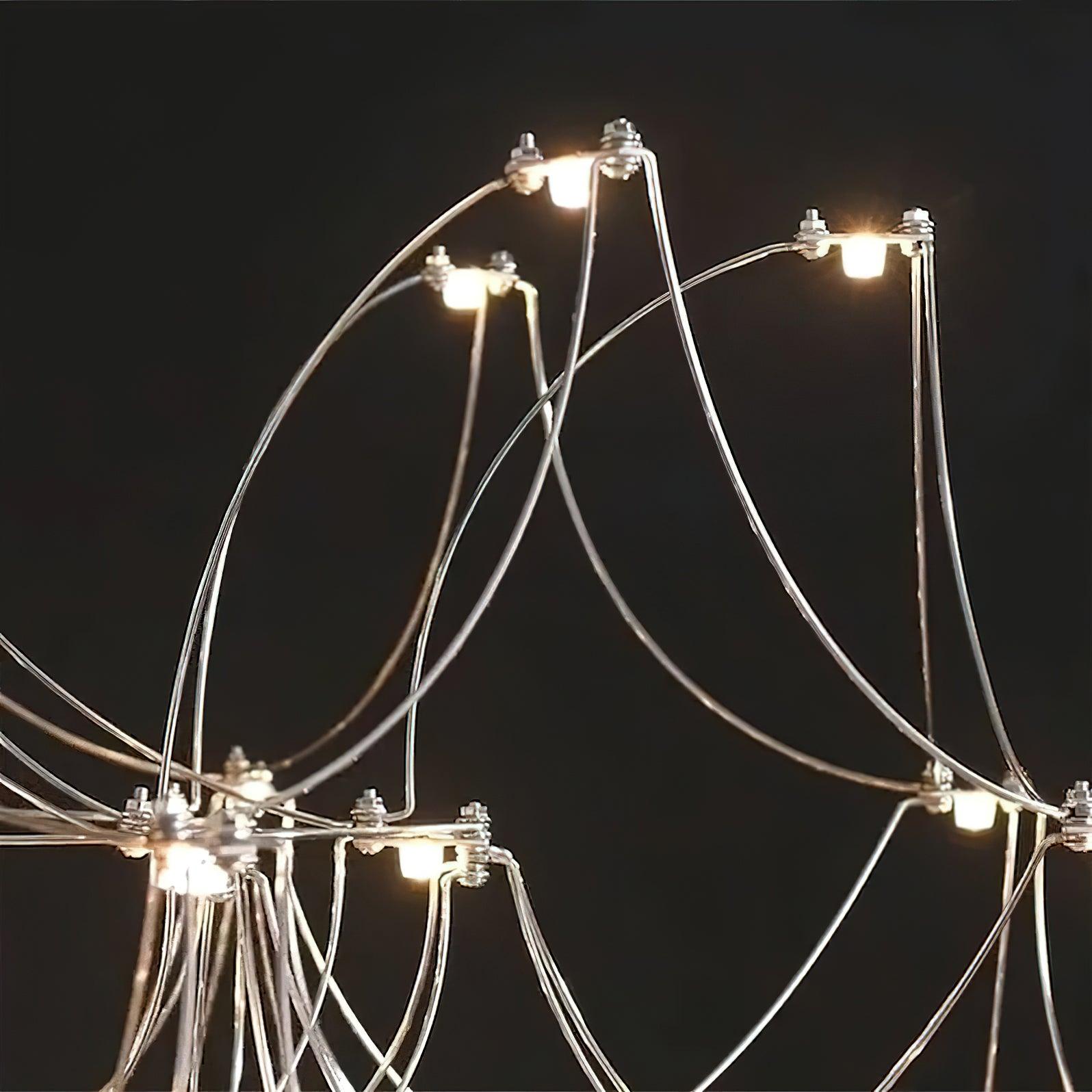 Lustra Chandelier Stainless Steel Wire Firefly - Letslighting