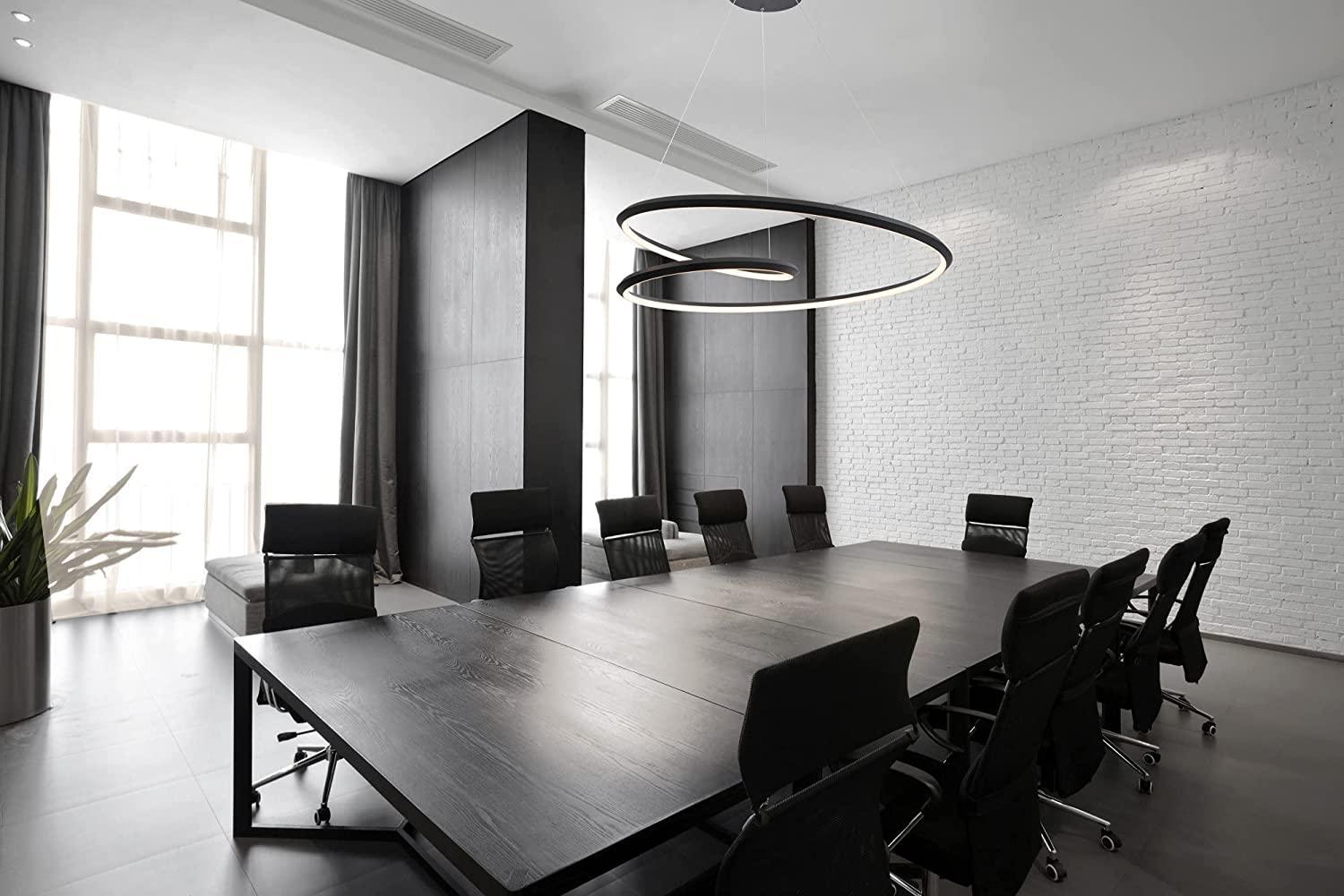 Lustra Chandelier Gold Aluminum Opal Glass - Letslighting