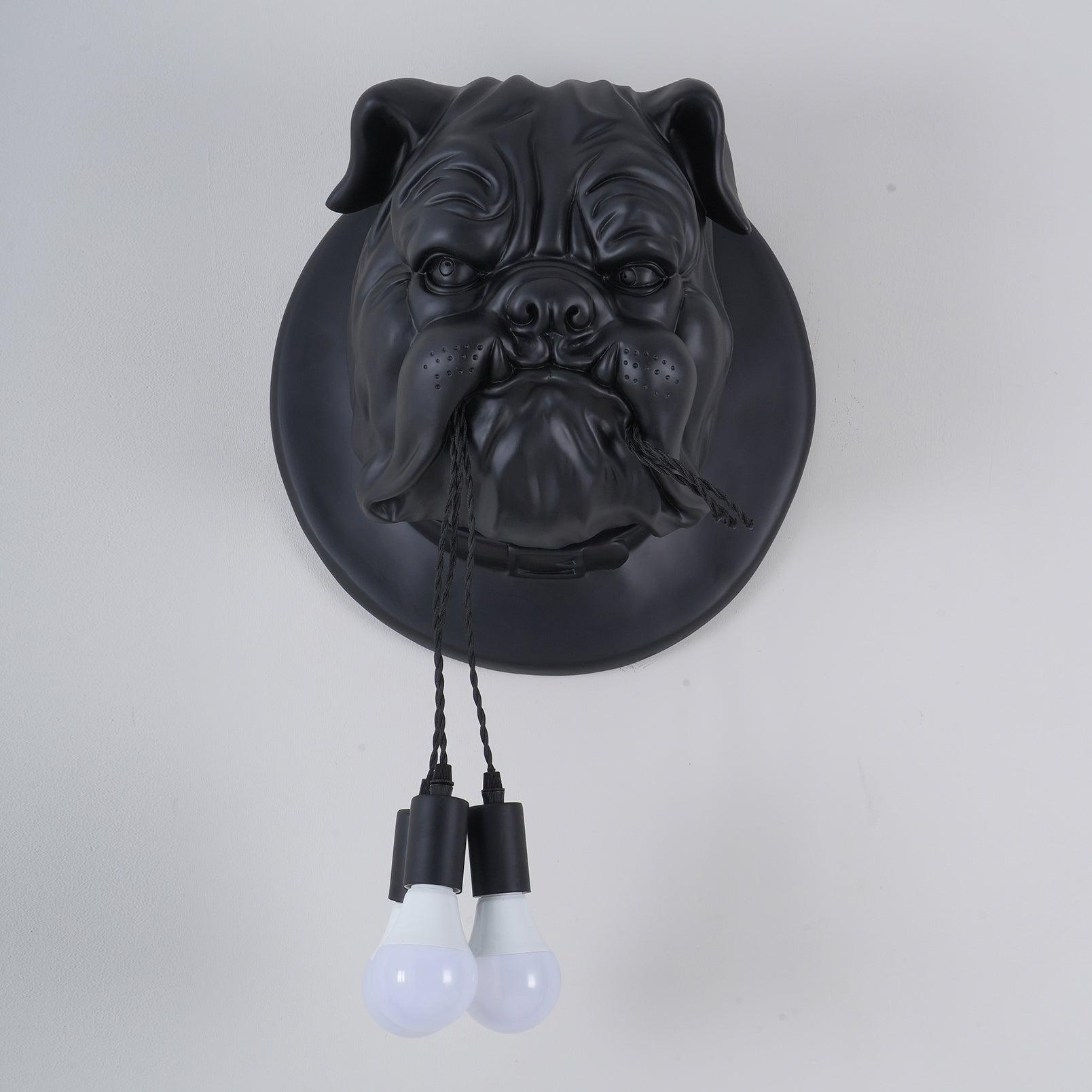 Lustra Wall Lamp Bulldog Sculpture Whimsical - Letslighting
