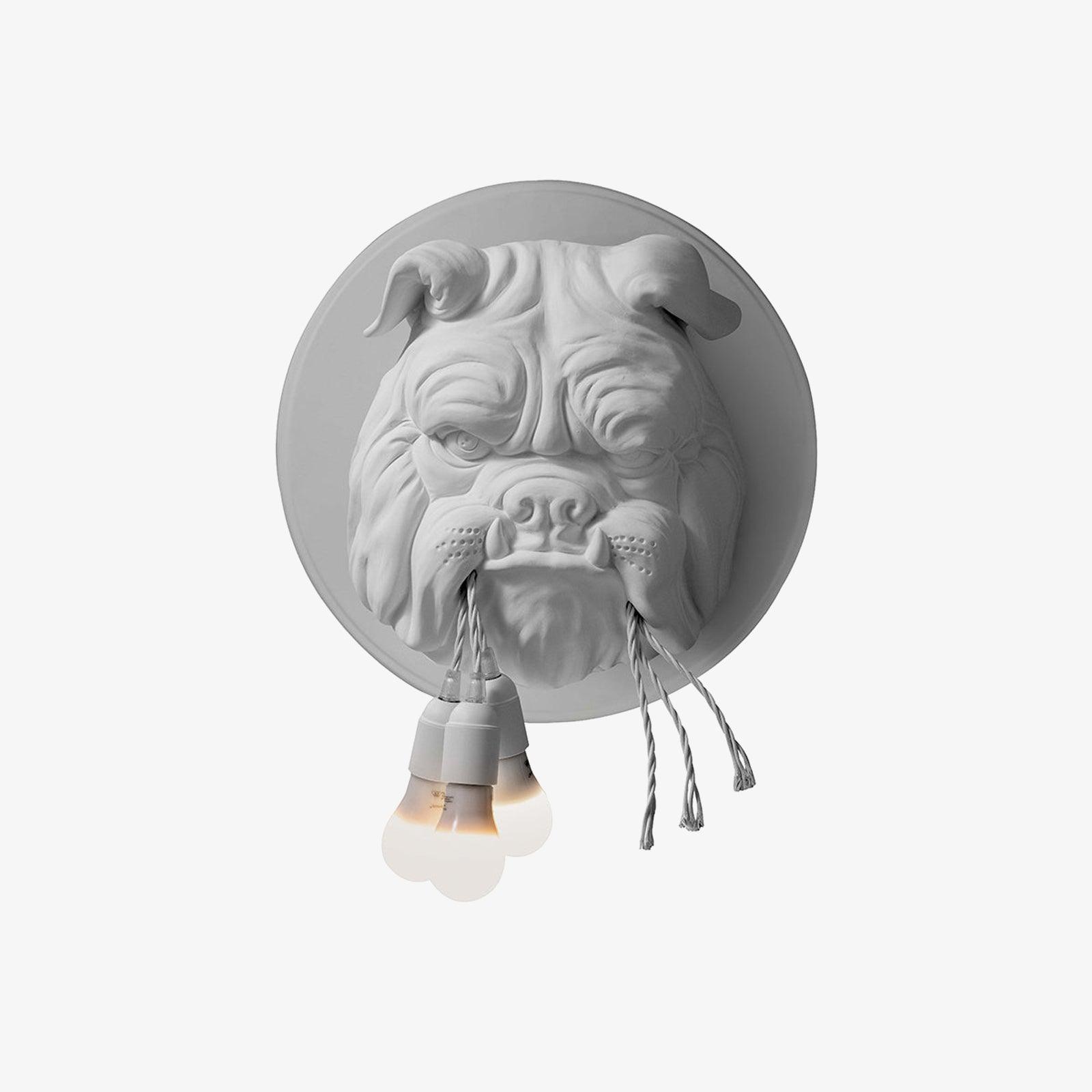 Lustra Wall Lamp Bulldog Sculpture Whimsical - Letslighting