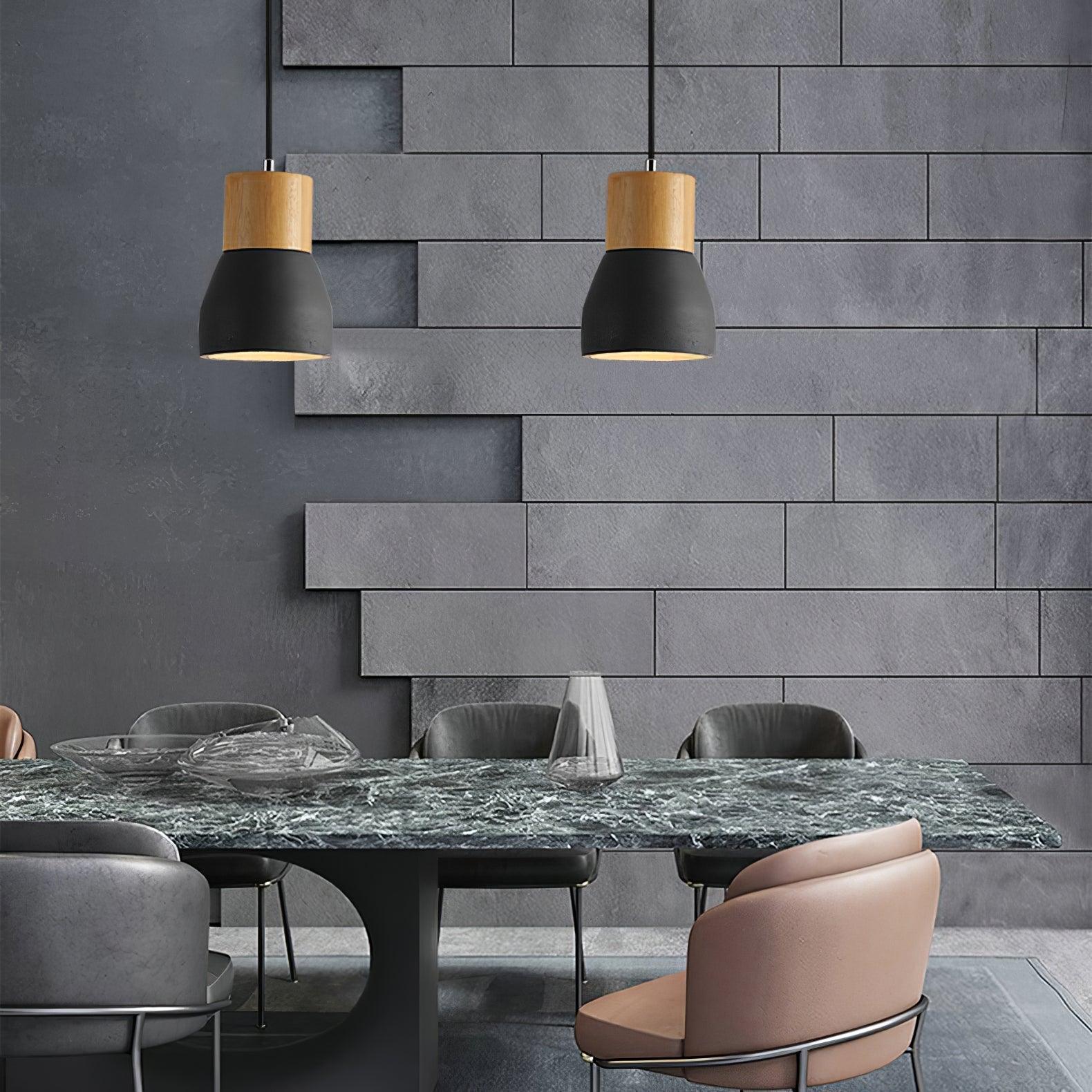 Concretis Industrial Cement Pendant Light - Letslighting