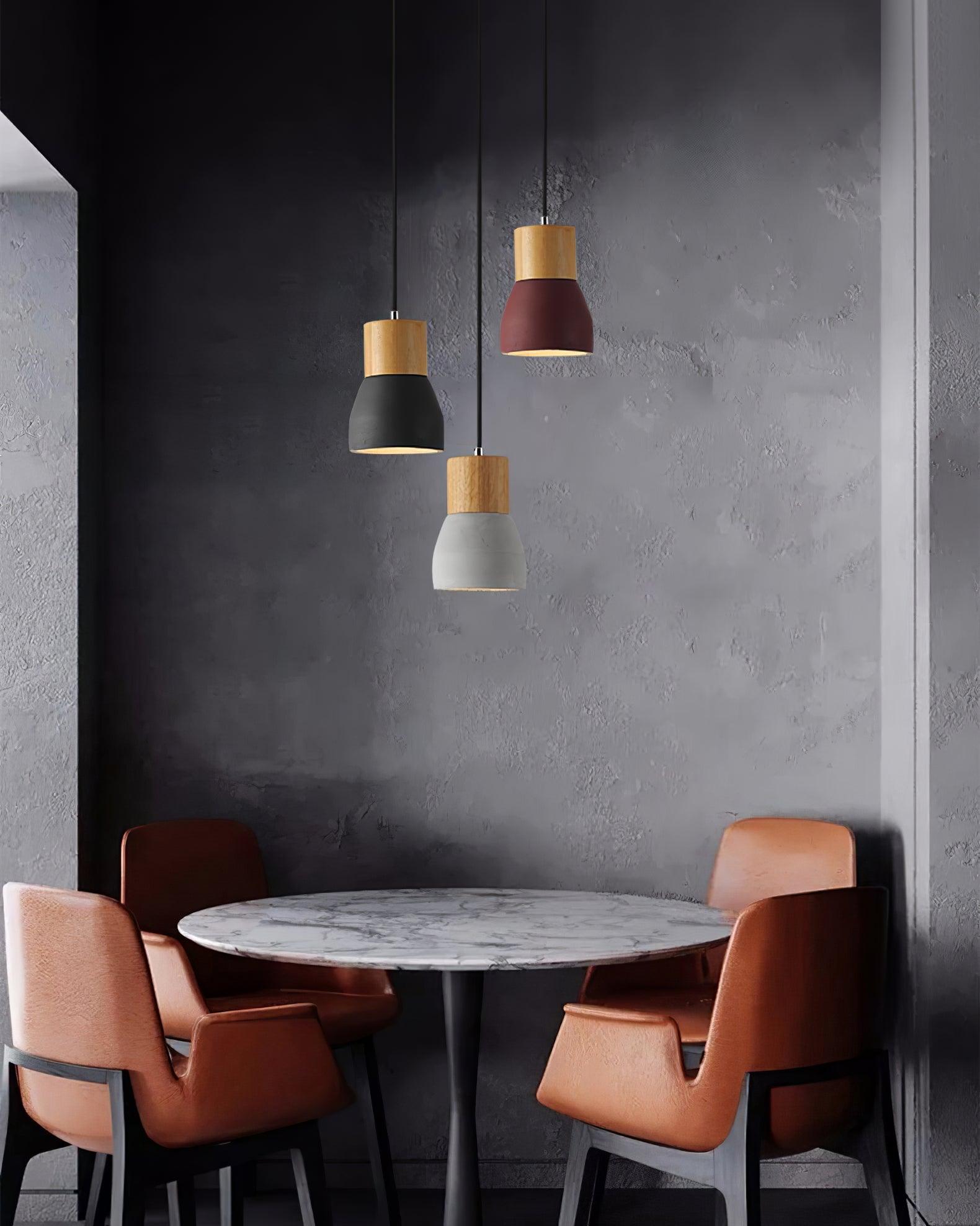 Concretis Industrial Cement Pendant Light - Letslighting