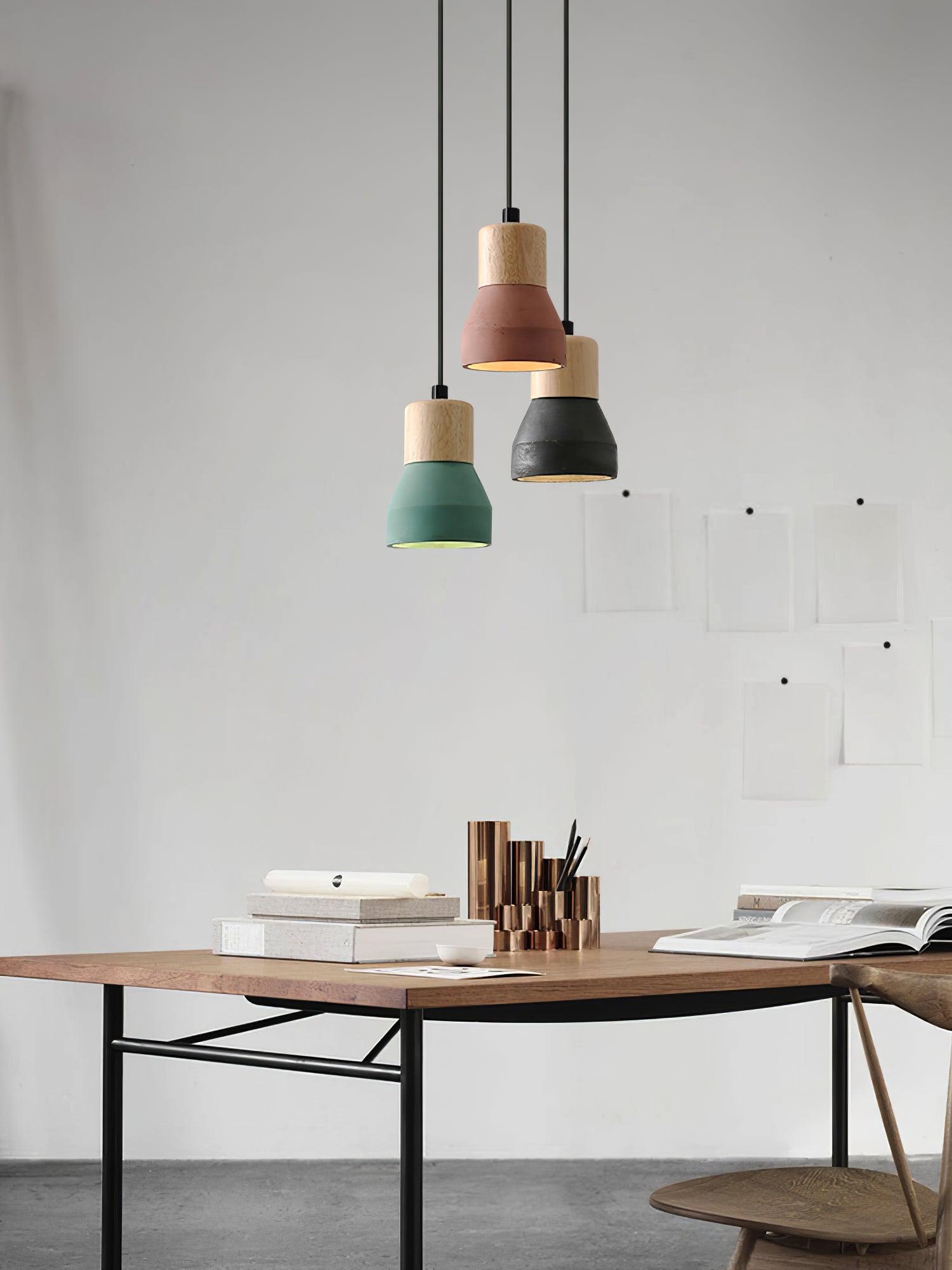 Concretis Industrial Cement Pendant Light - Letslighting