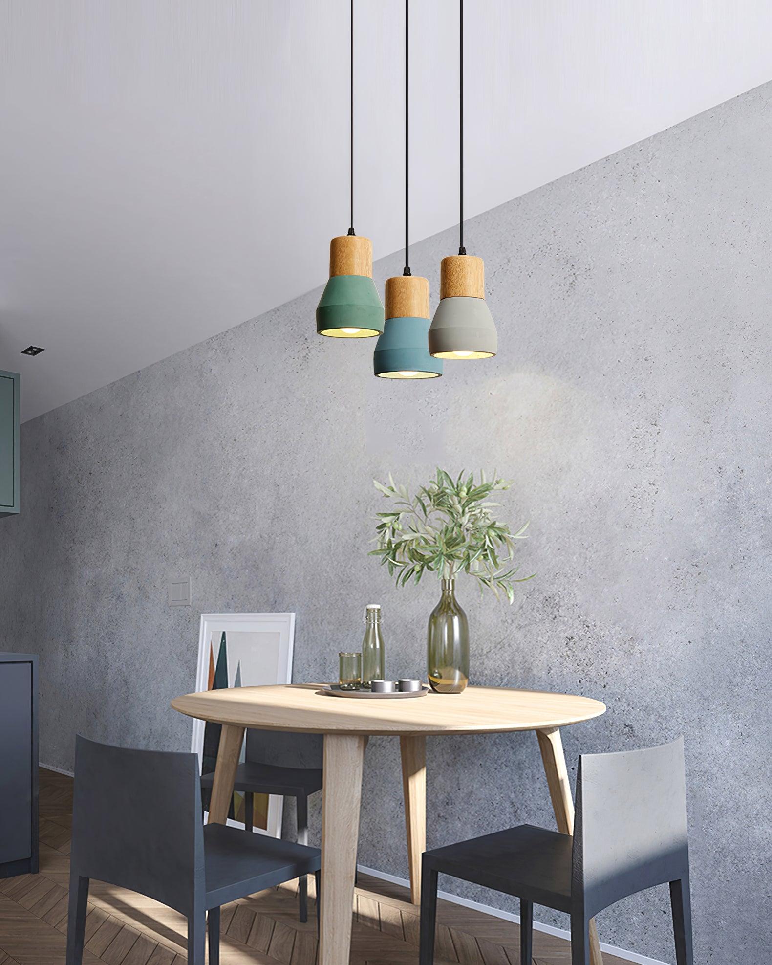 Concretis Industrial Cement Pendant Light - Letslighting