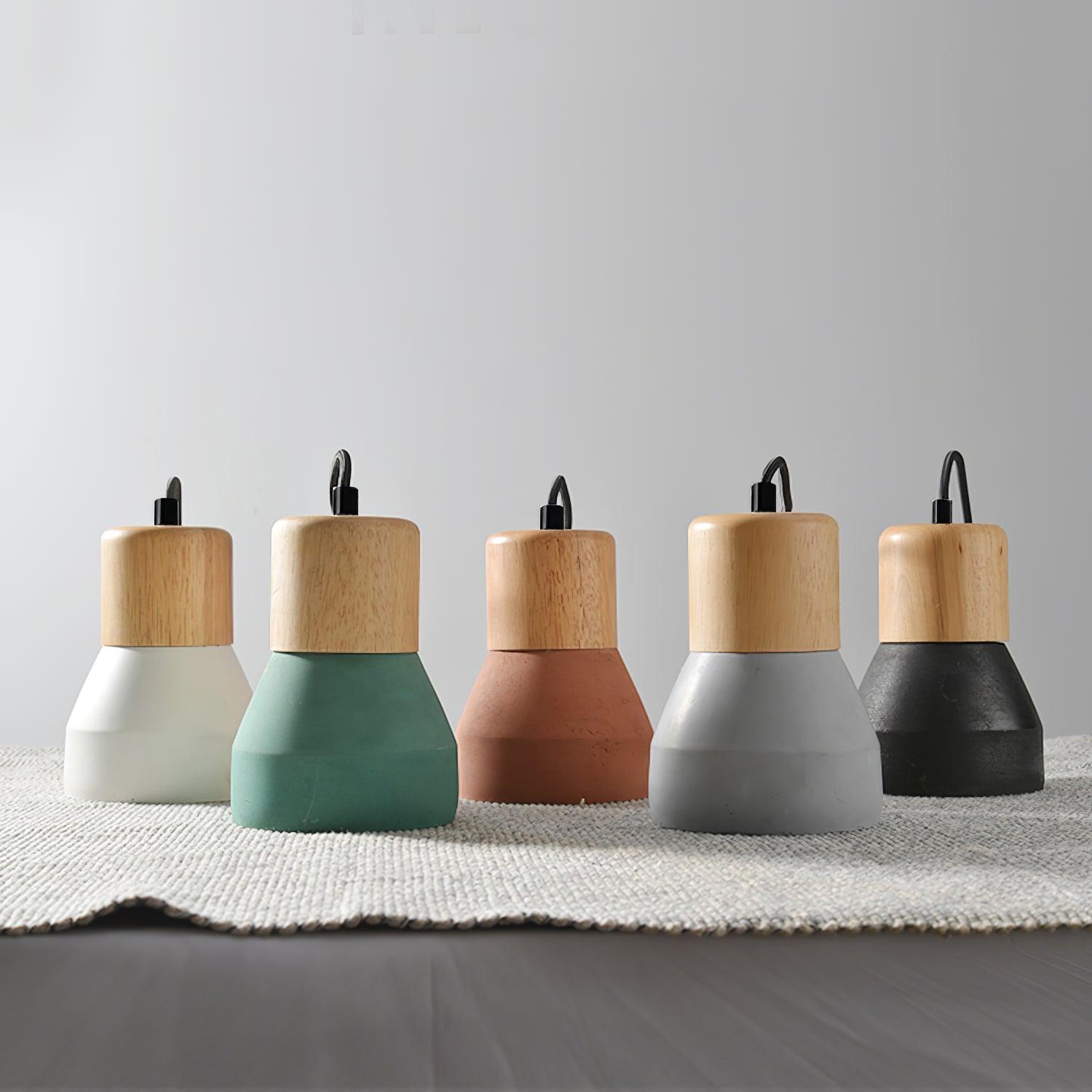Concretis Industrial Cement Pendant Light - Letslighting