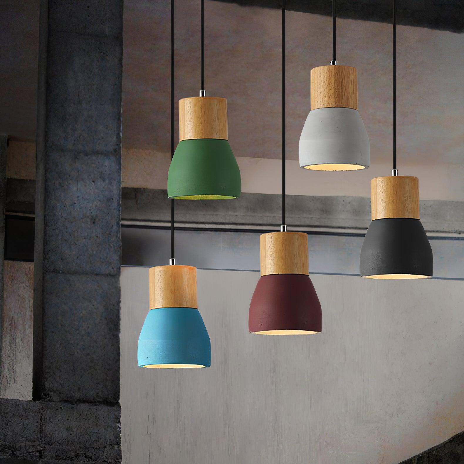Concretis Industrial Cement Pendant Light - Letslighting