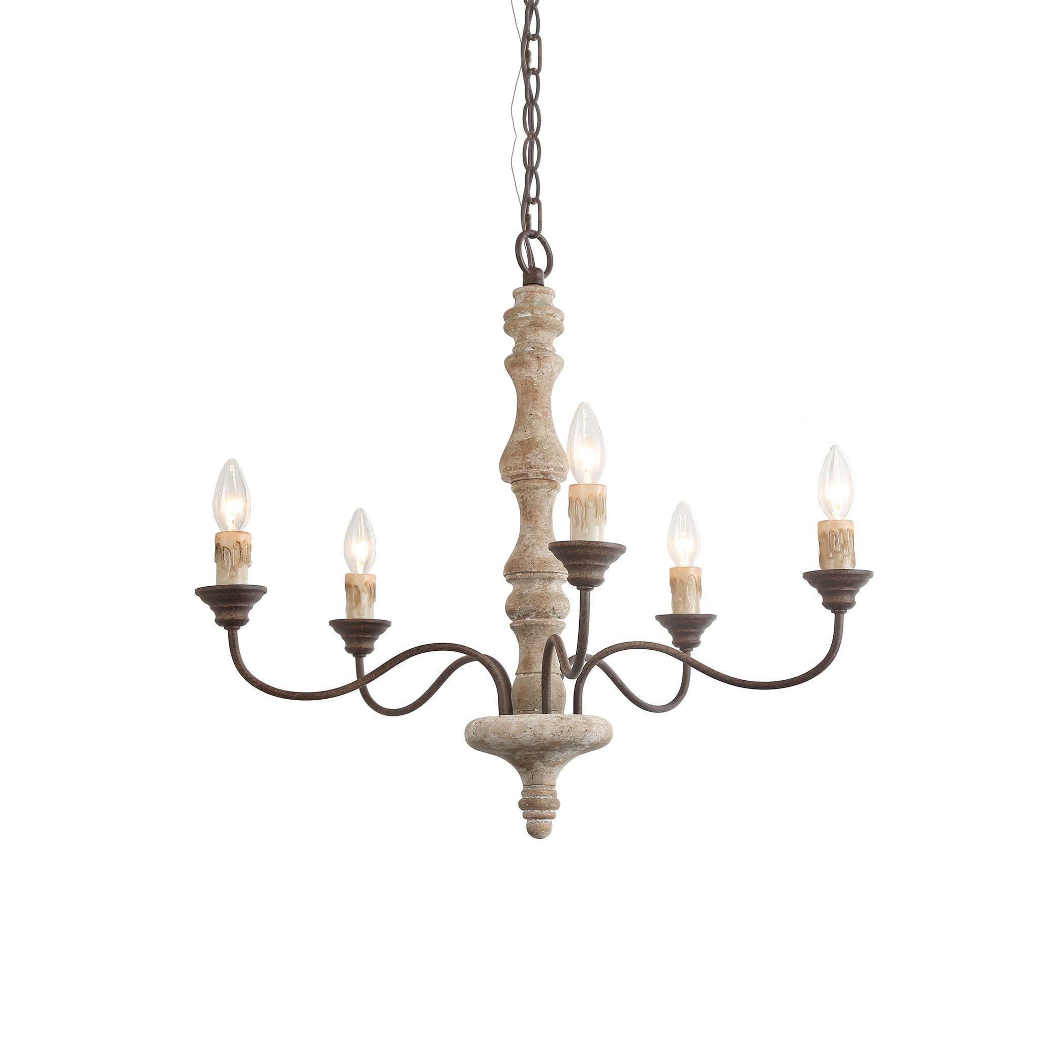 Fljotuvyi Individual Creativity Wood Chandelier - Letslighting