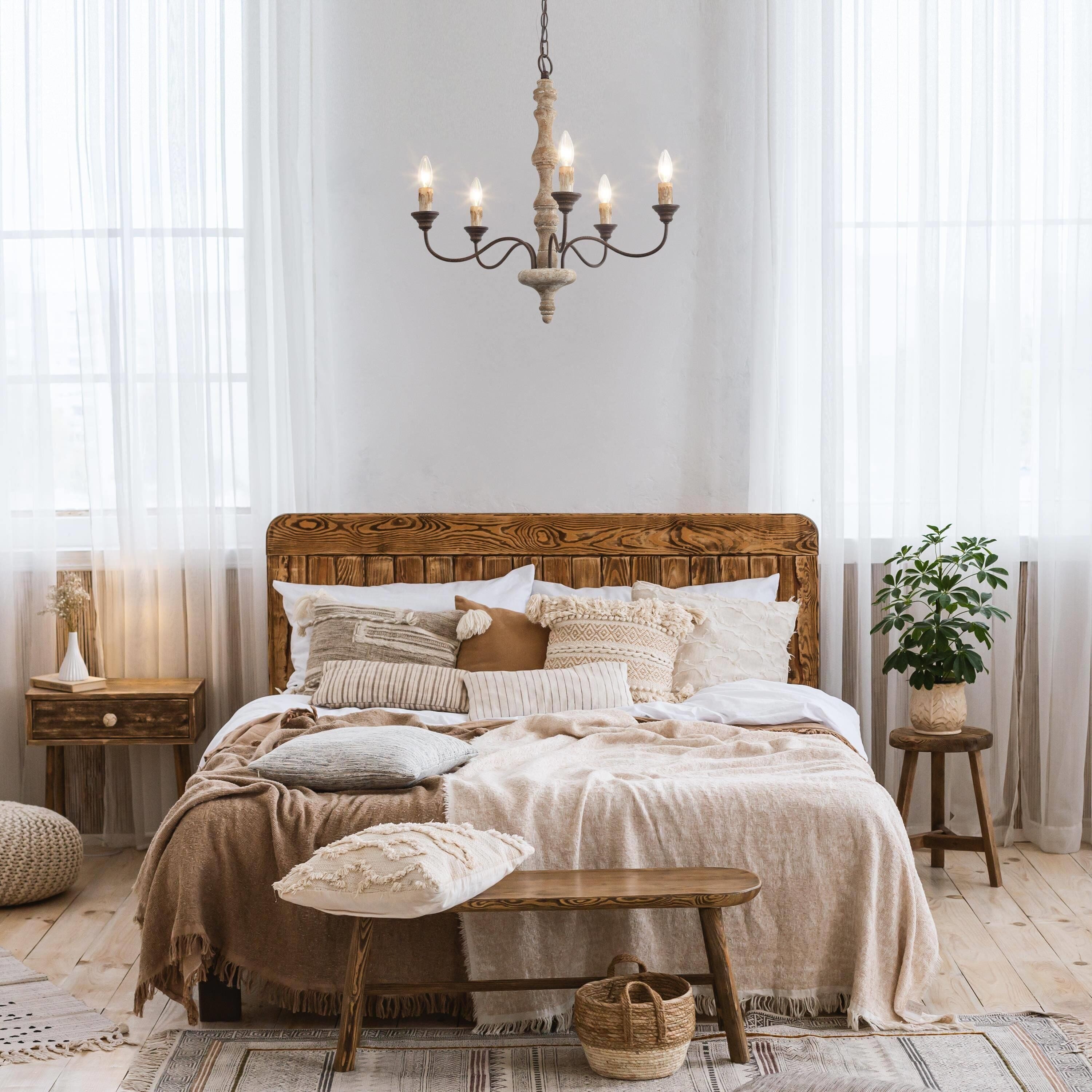 Fljotuvyi Individual Creativity Wood Chandelier - Letslighting