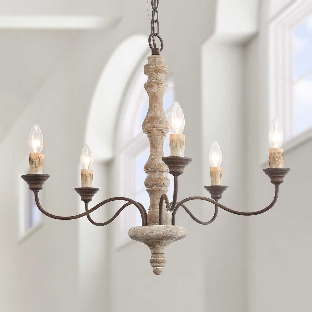 Fljotuvyi Individual Creativity Wood Chandelier - Letslighting